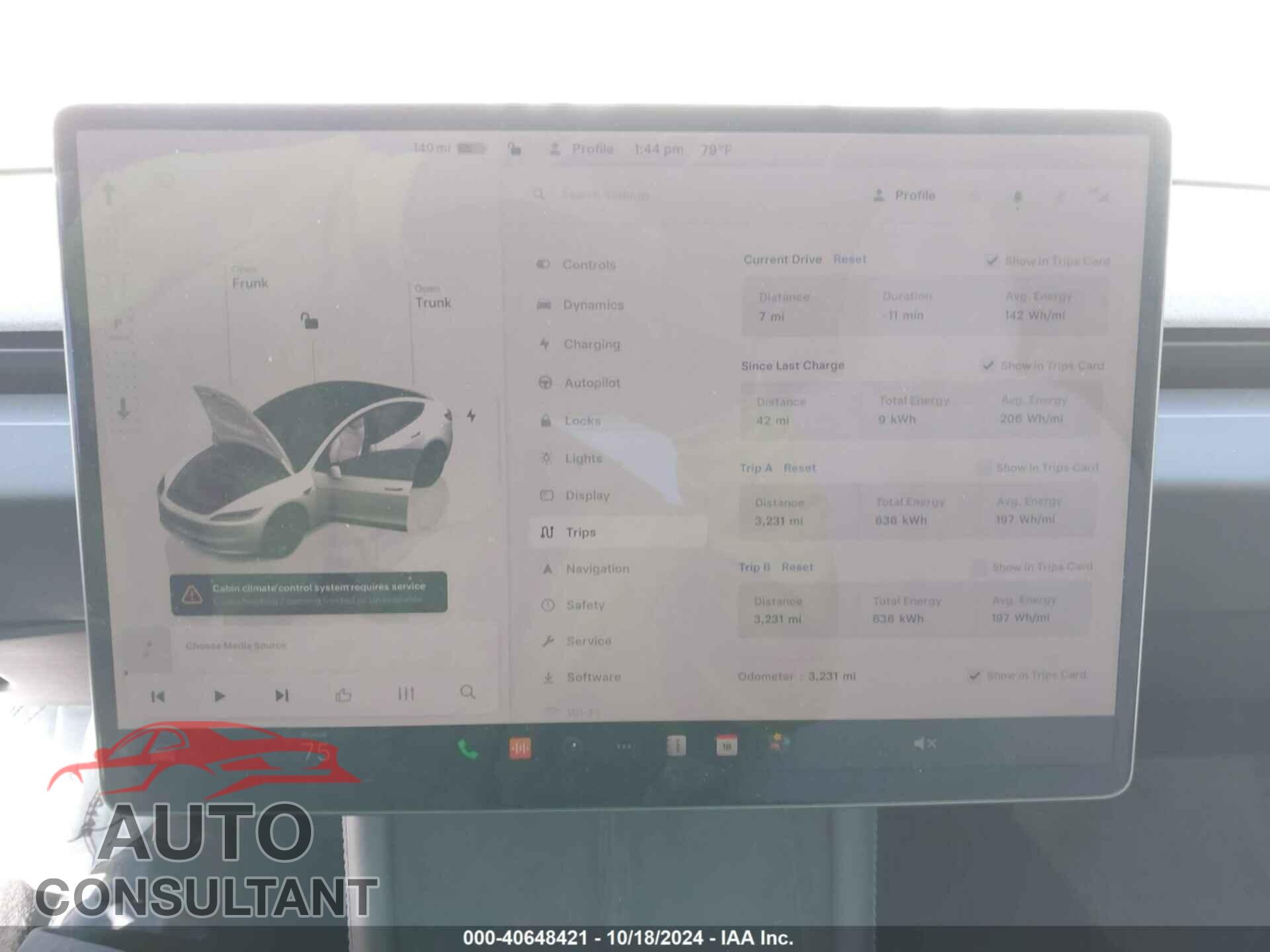 TESLA MODEL 3 2024 - 5YJ3E1EA7RF812528