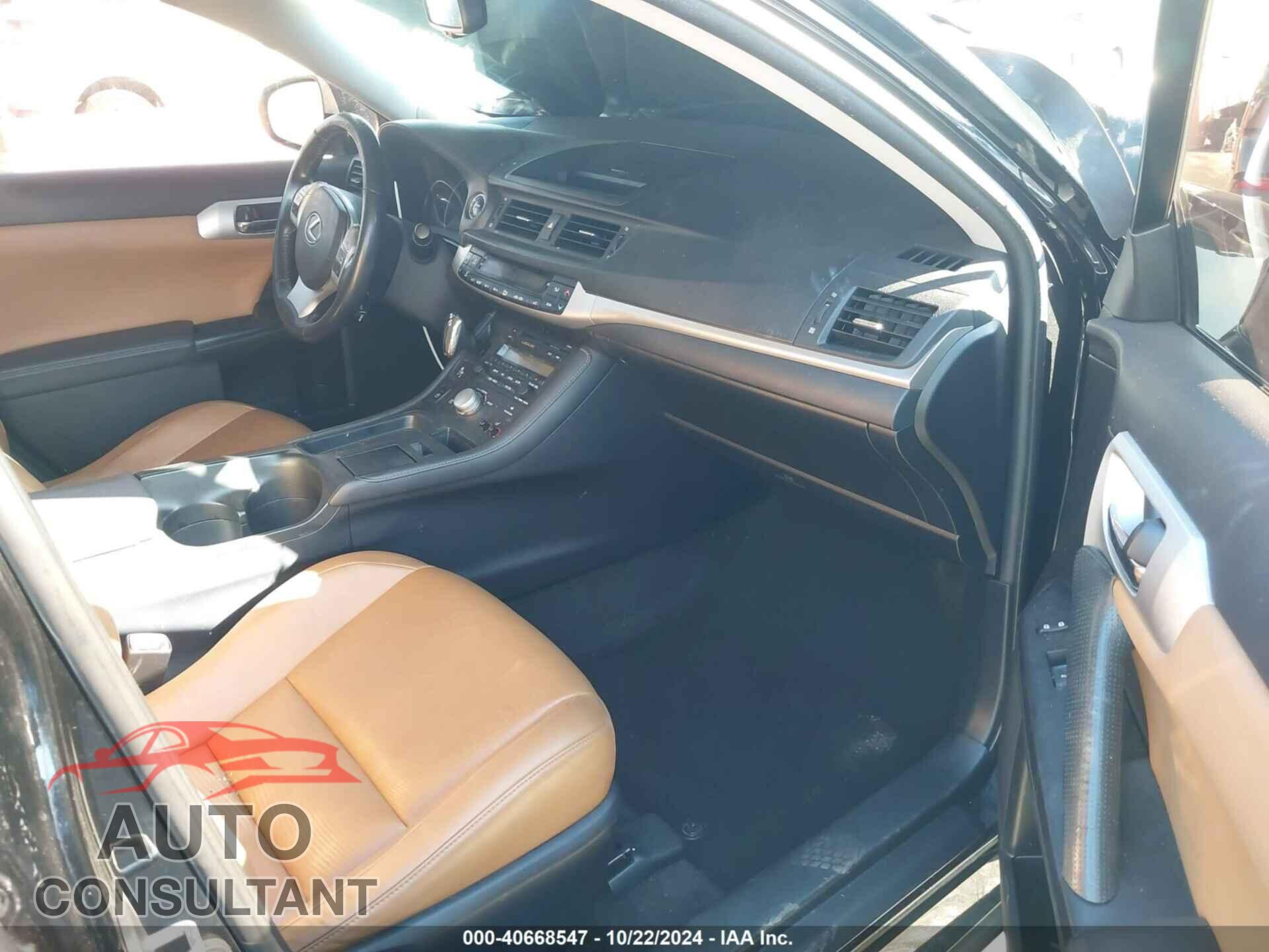LEXUS CT 200H 2012 - JTHKD5BH0C2081098
