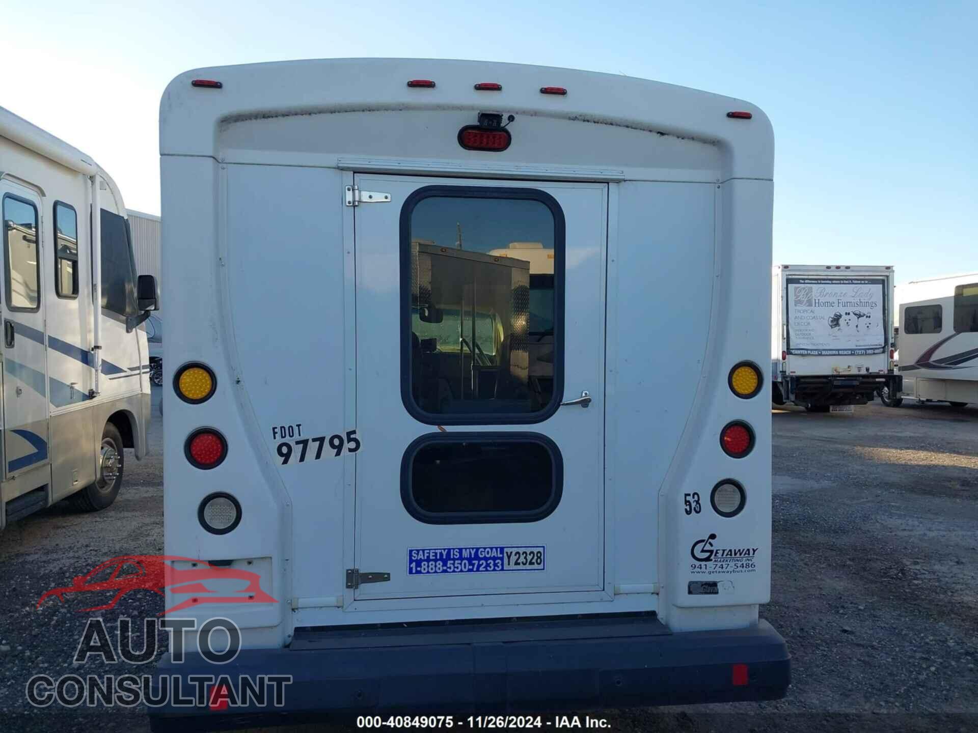 FORD E-350 CUTAWAY 2011 - 1FDEE3FS9BDA22782
