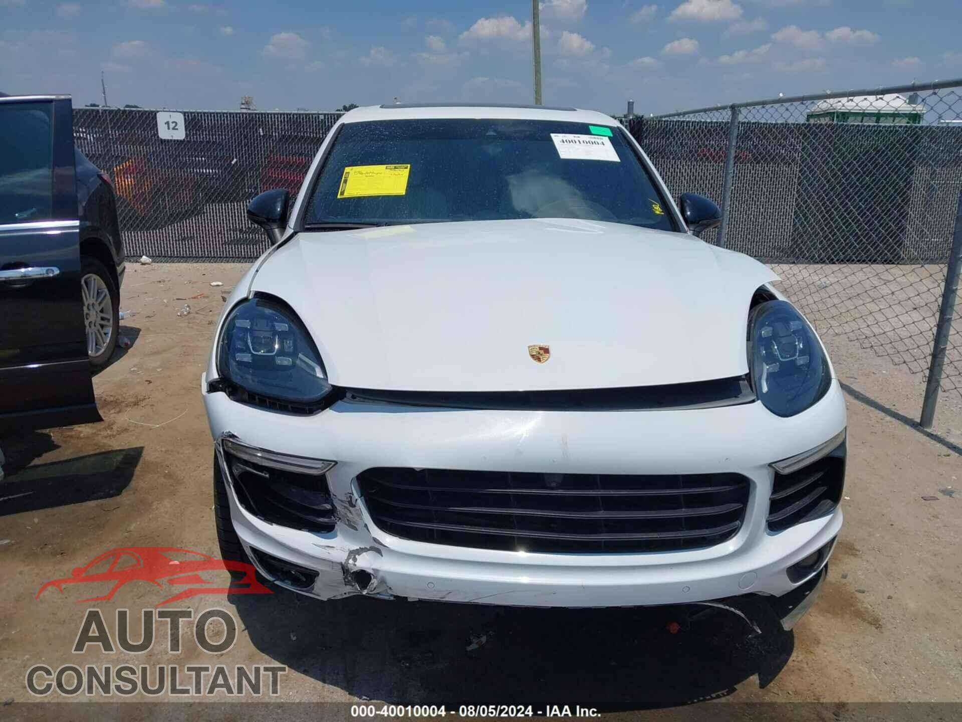 PORSCHE CAYENNE 2016 - WP1AB2A21GLA92253