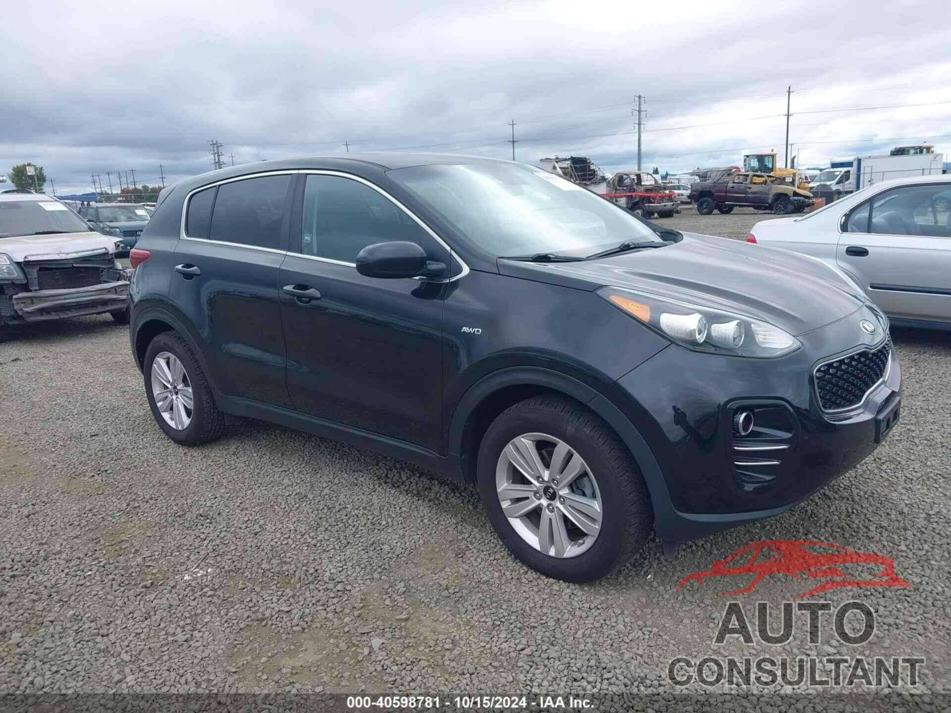 KIA SPORTAGE 2017 - KNDPMCAC6H7130350