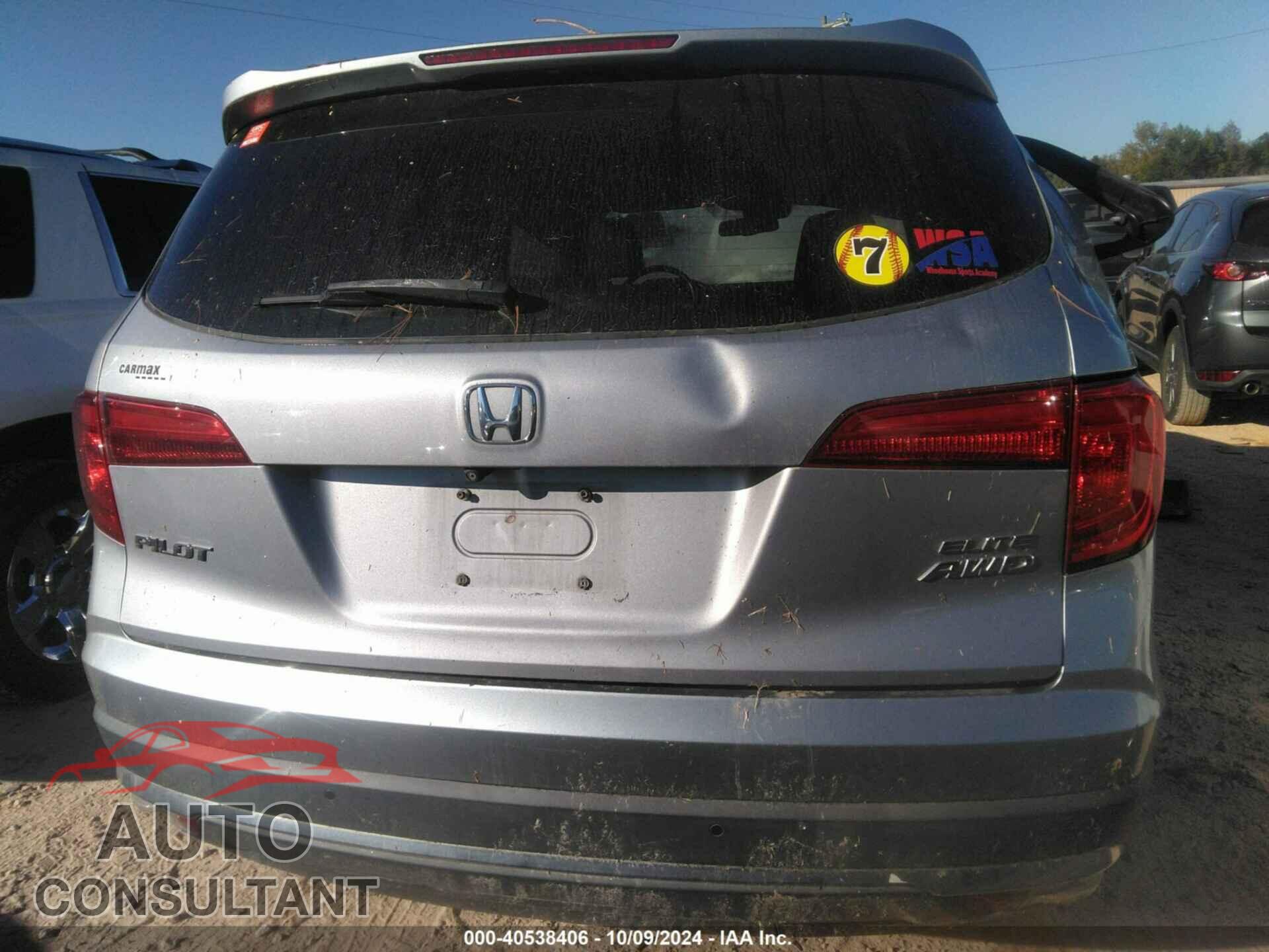 HONDA PILOT 2017 - 5FNYF6H07HB098465