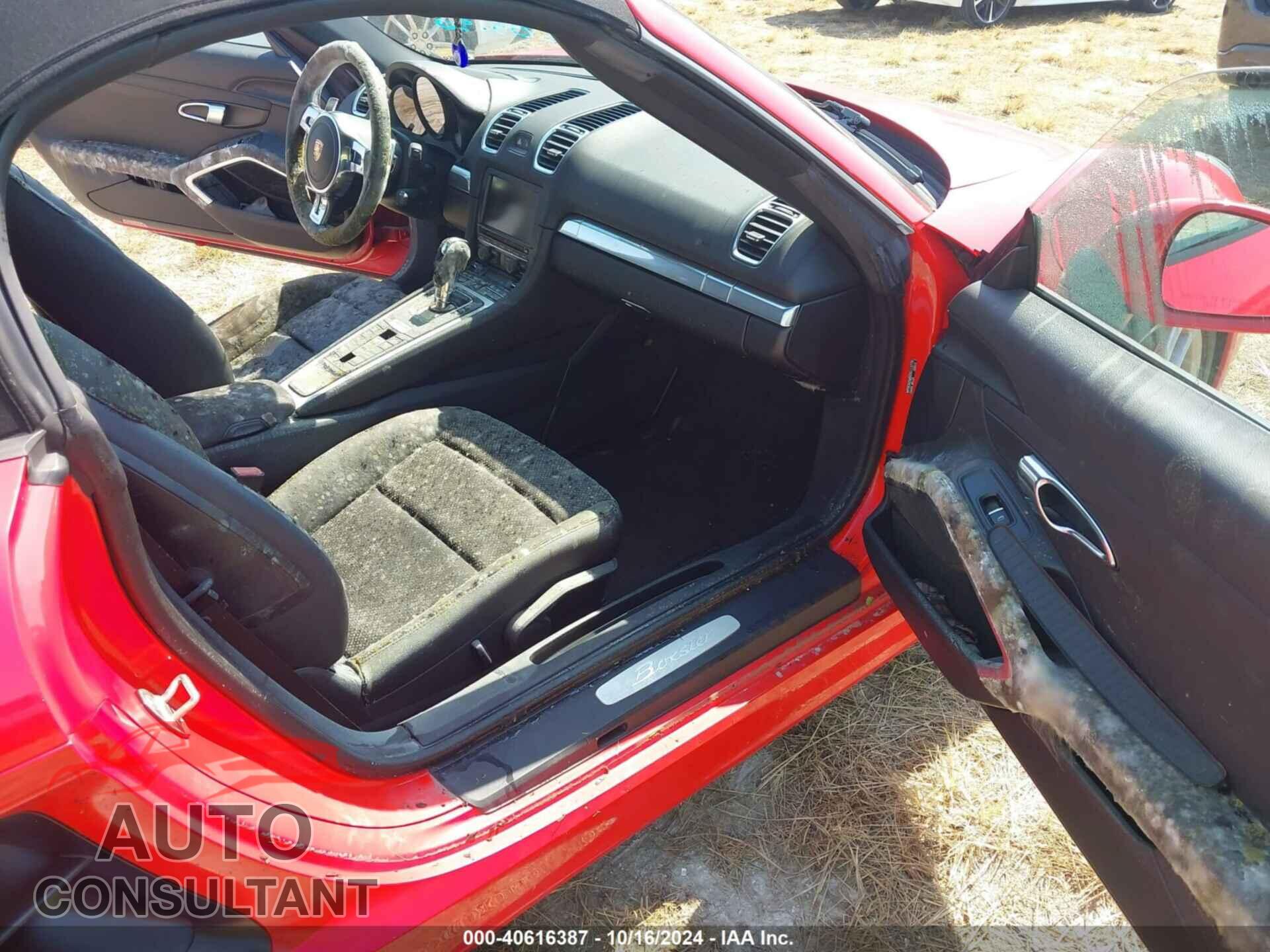 PORSCHE BOXSTER 2013 - WP0CA2A8XDS113779