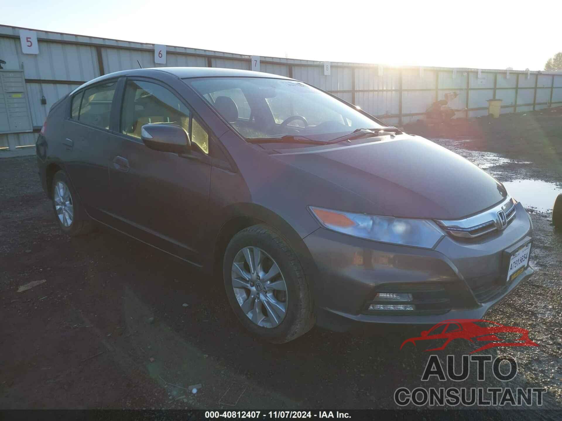 HONDA INSIGHT 2013 - JHMZE2H77DS005744