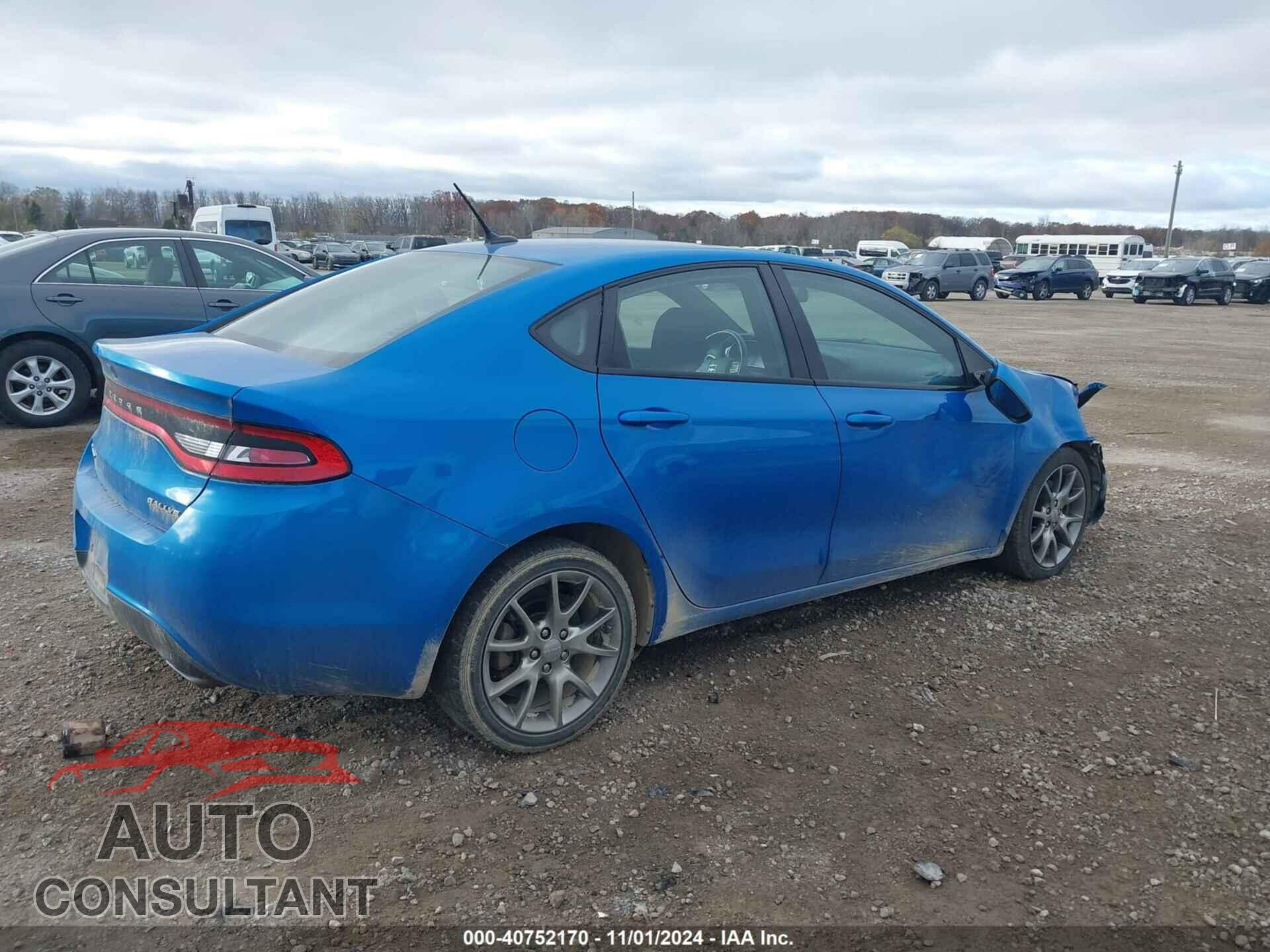 DODGE DART 2015 - 1C3CDFBB2FD166061