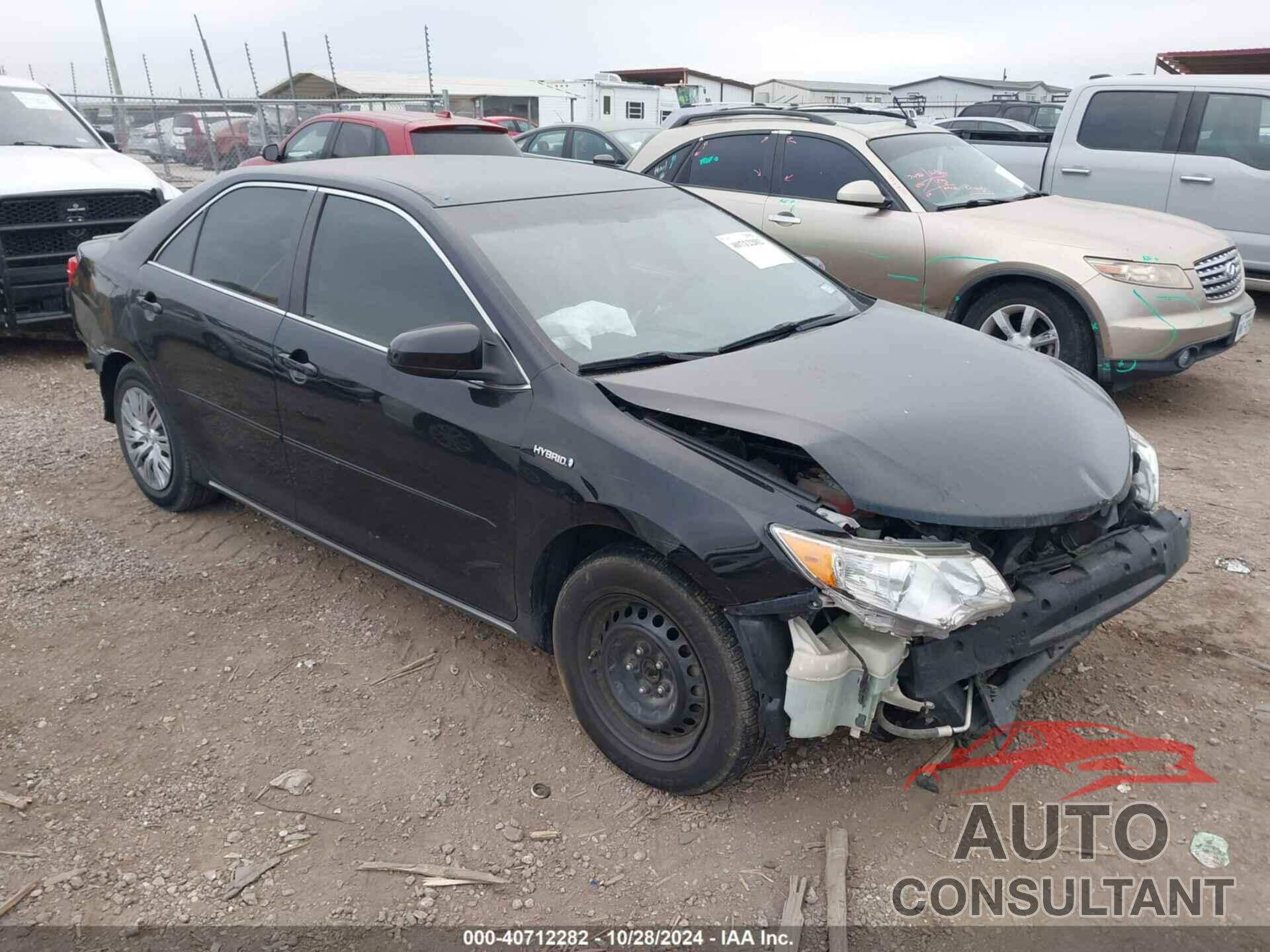 TOYOTA CAMRY HYBRID 2013 - 4T1BD1FK6DU066994