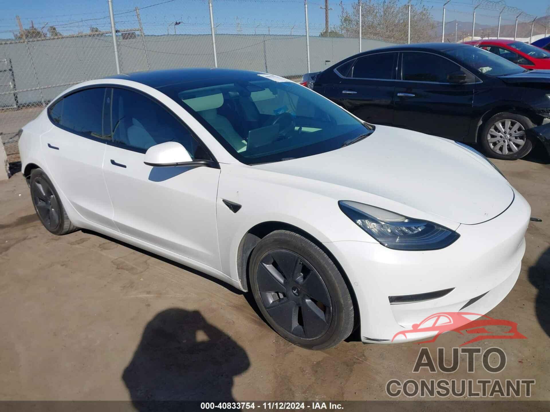 TESLA MODEL 3 2022 - 5YJ3E1EB4NF242894