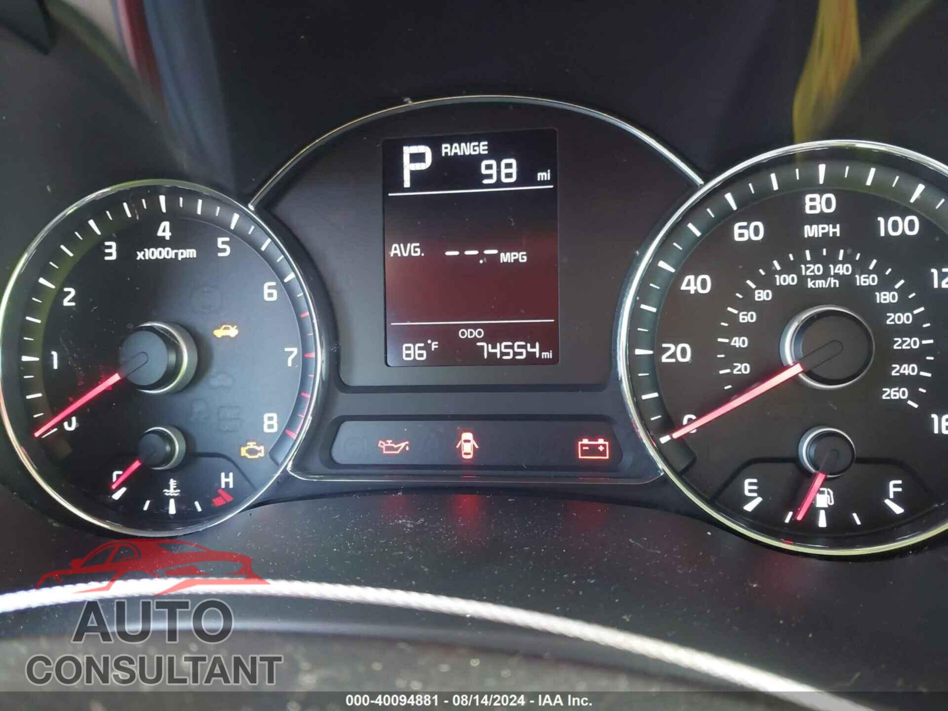 KIA FORTE 2017 - 3KPFK4A75HE138076