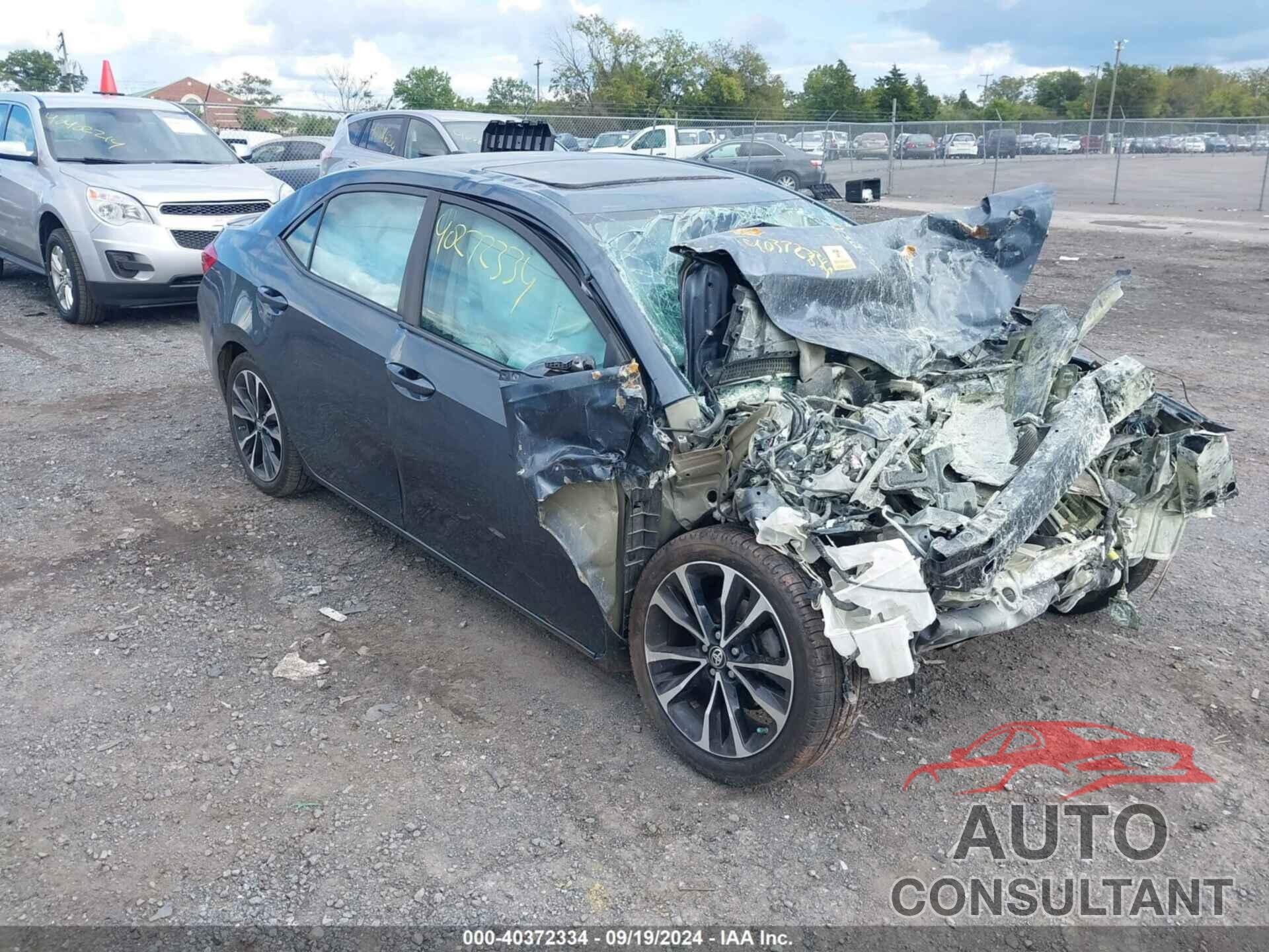 TOYOTA COROLLA 2019 - 2T1BURHEXKC152314