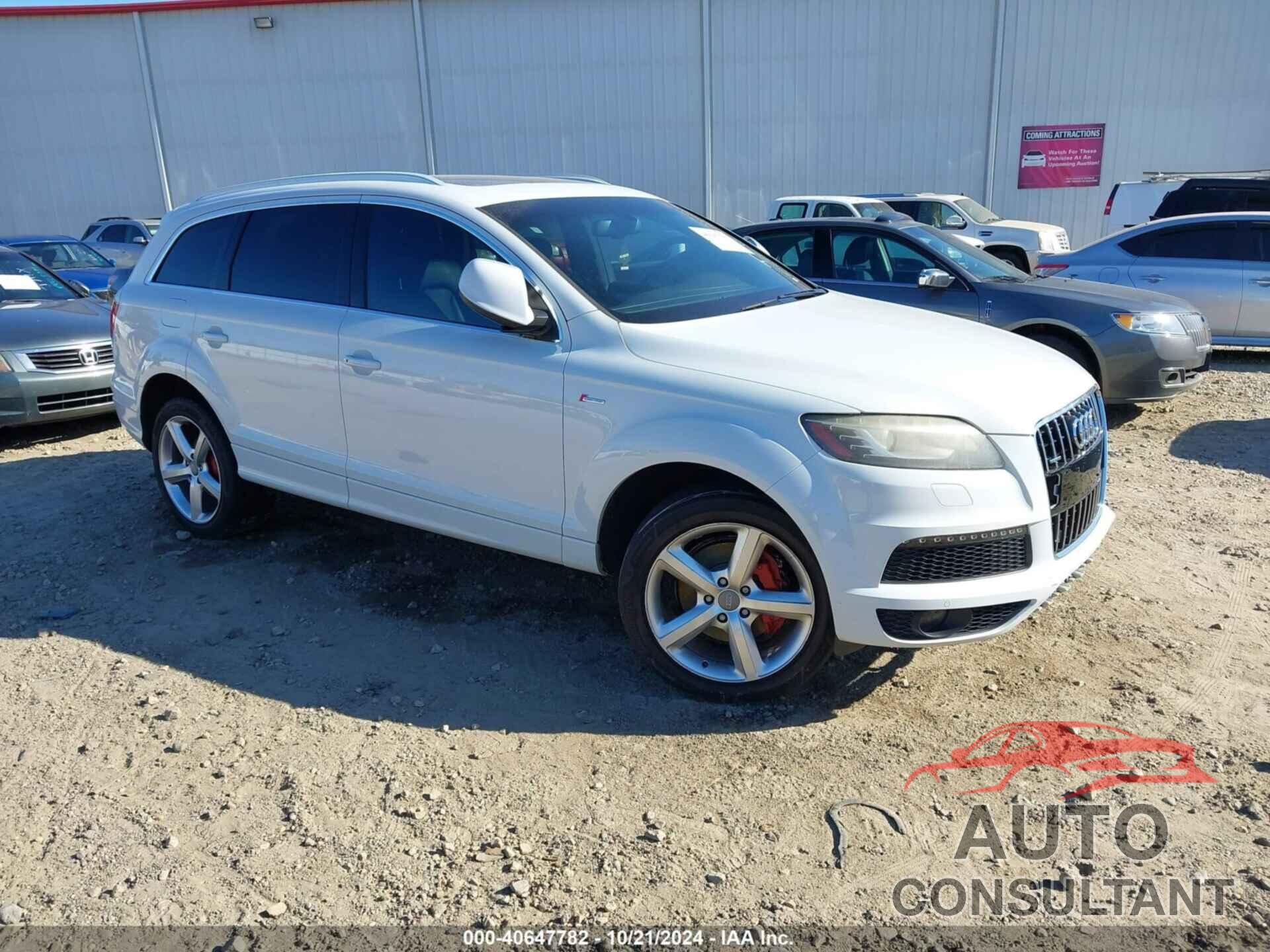 AUDI Q7 2013 - WA1DGAFE1DD008798