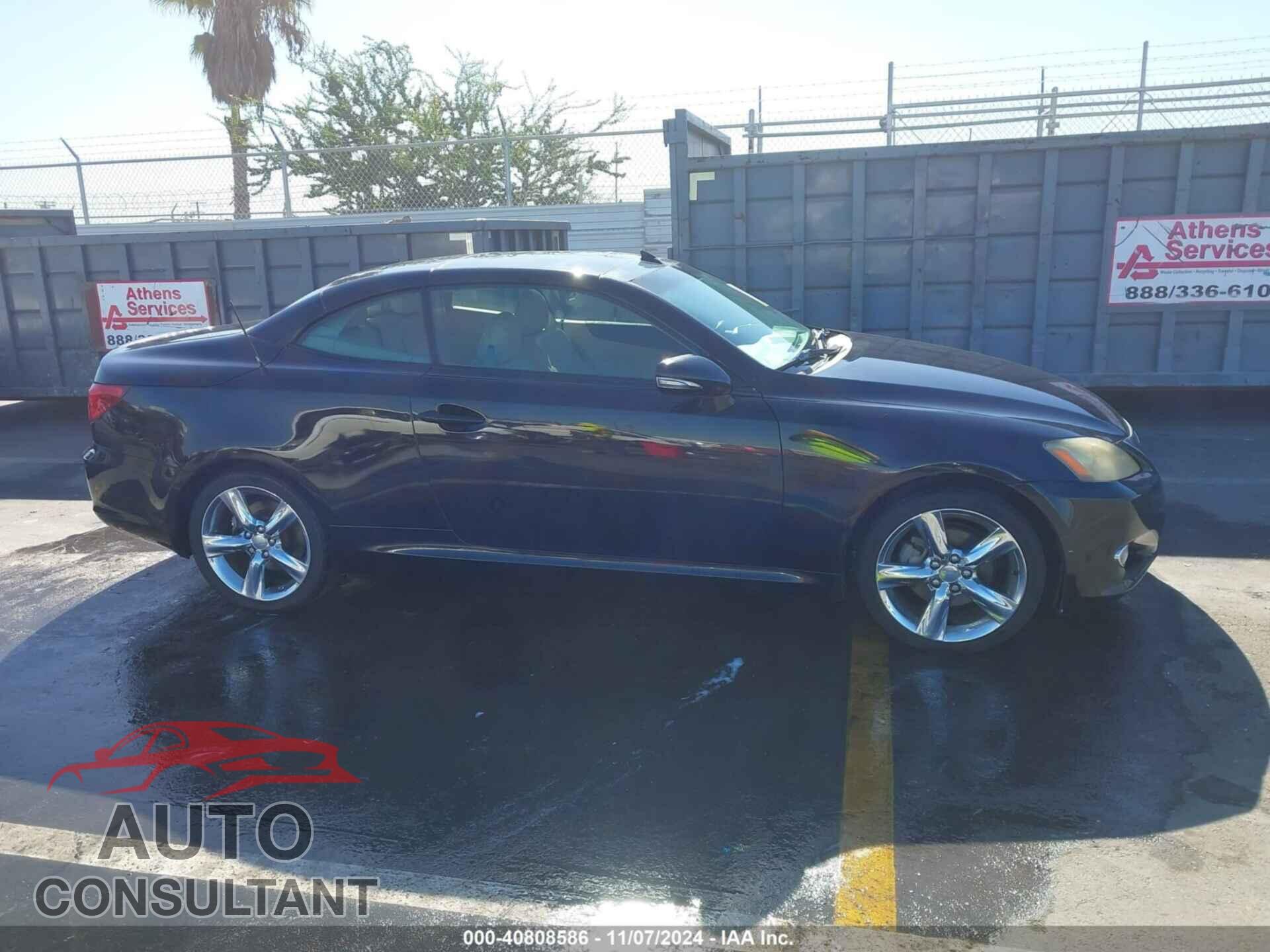LEXUS IS 250C 2010 - JTHFF2C24A2507313