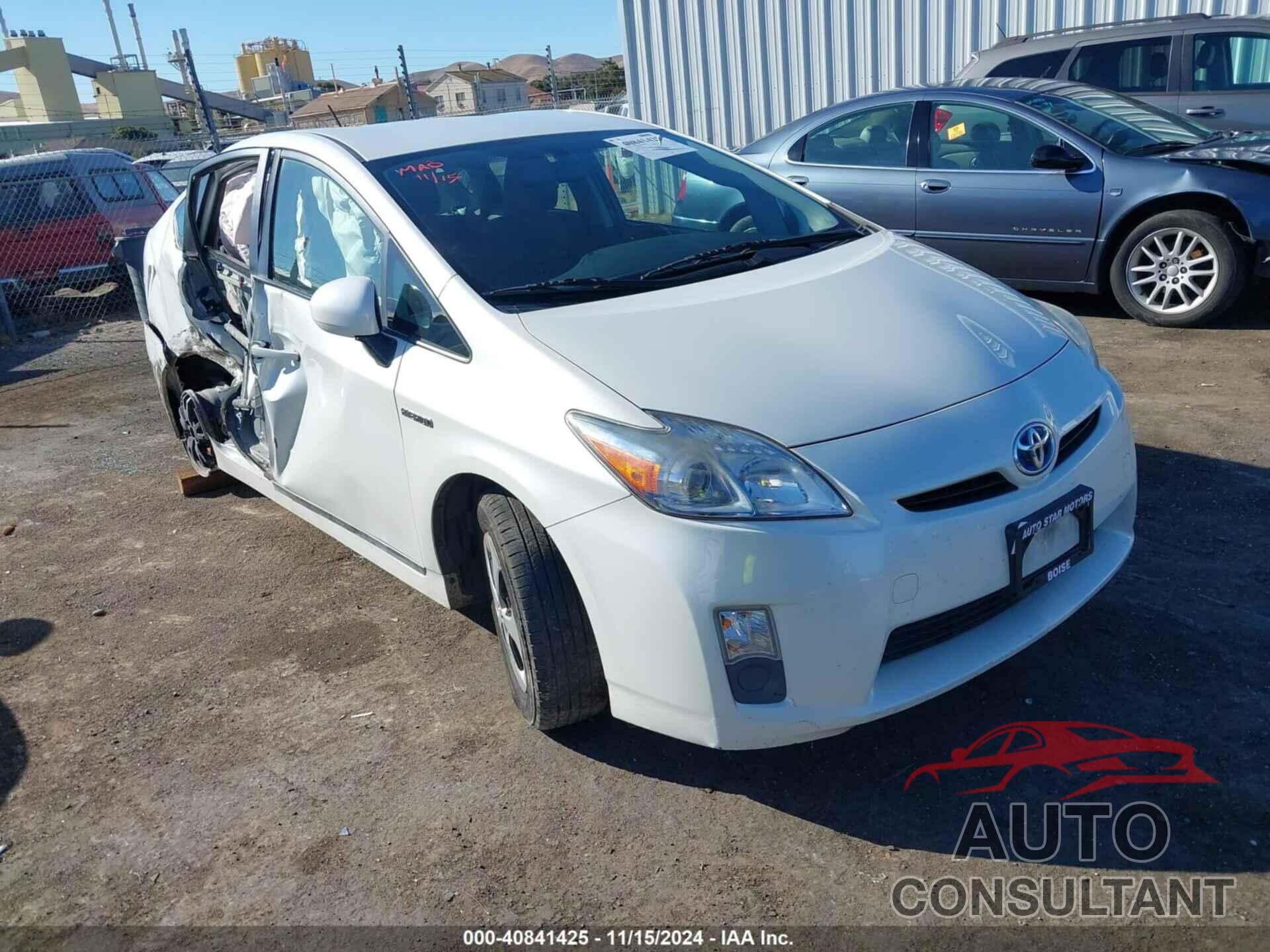 TOYOTA PRIUS 2011 - JTDKN3DU3B1370882