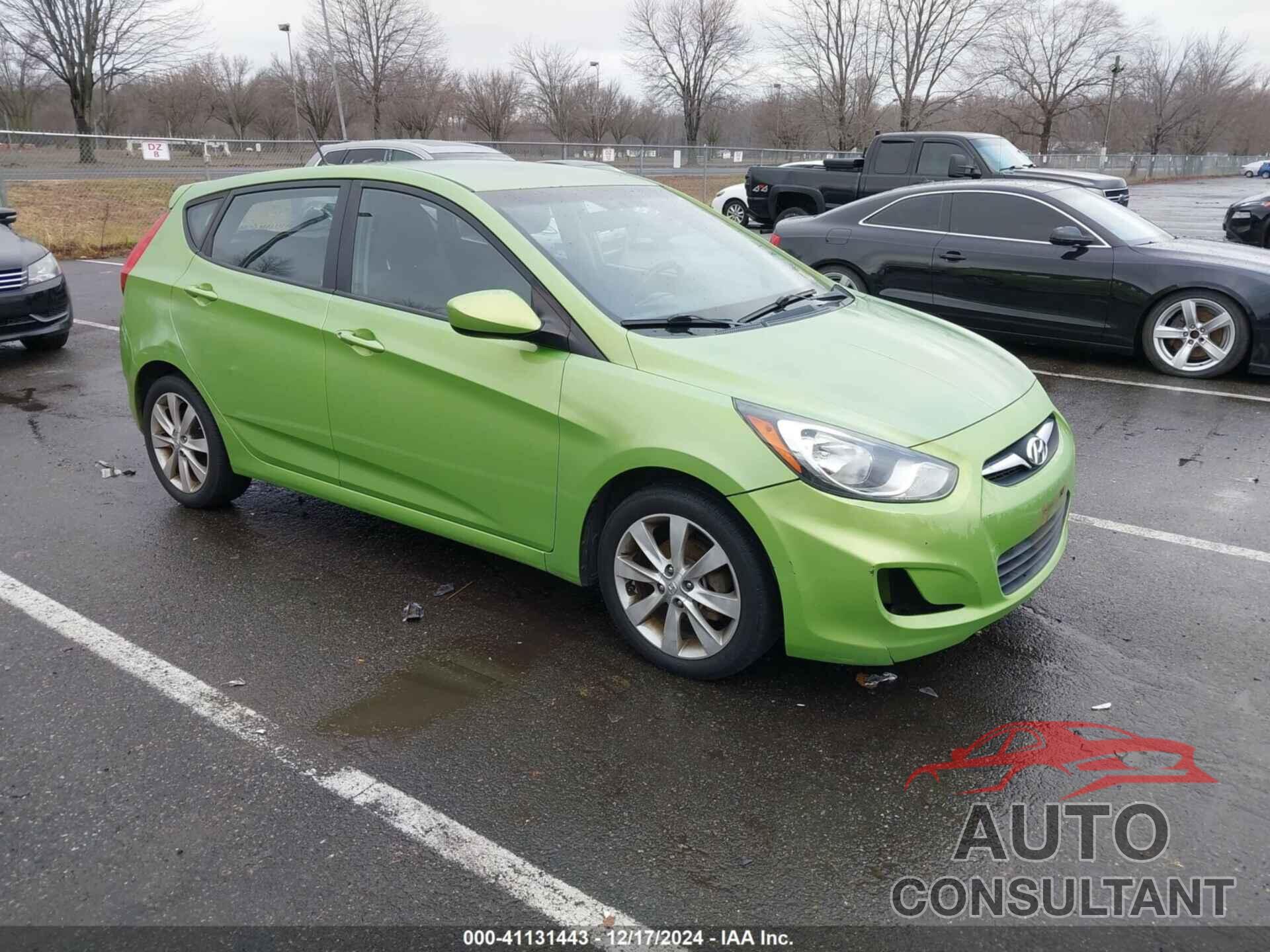 HYUNDAI ACCENT 2012 - KMHCU5AE5CU022934