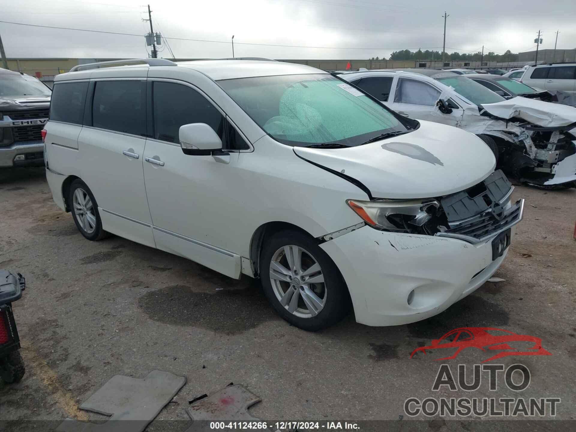 NISSAN QUEST 2012 - JN8AE2KP7C9040527