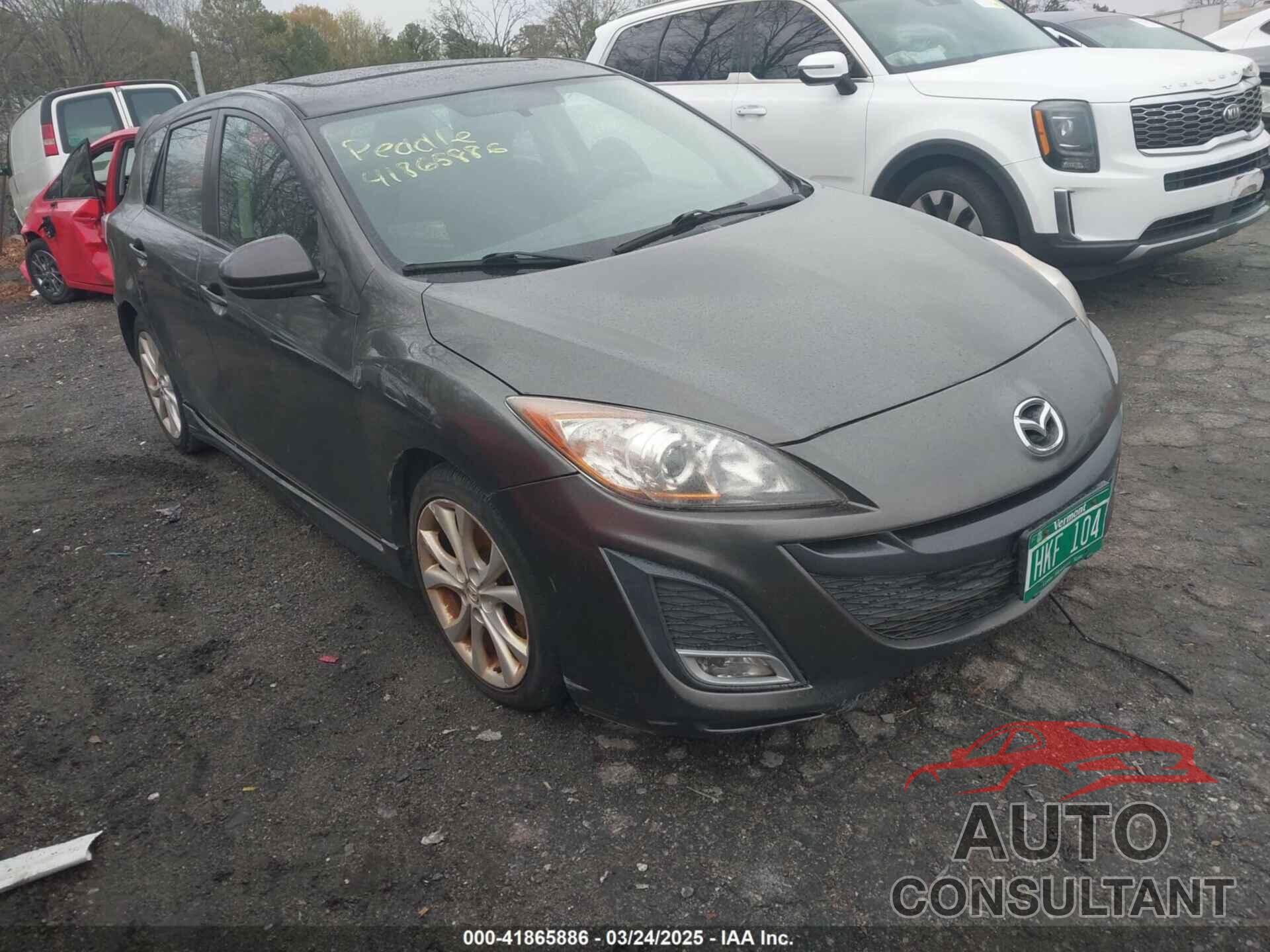 MAZDA MAZDA3 2011 - JM1BL1K69B1462903