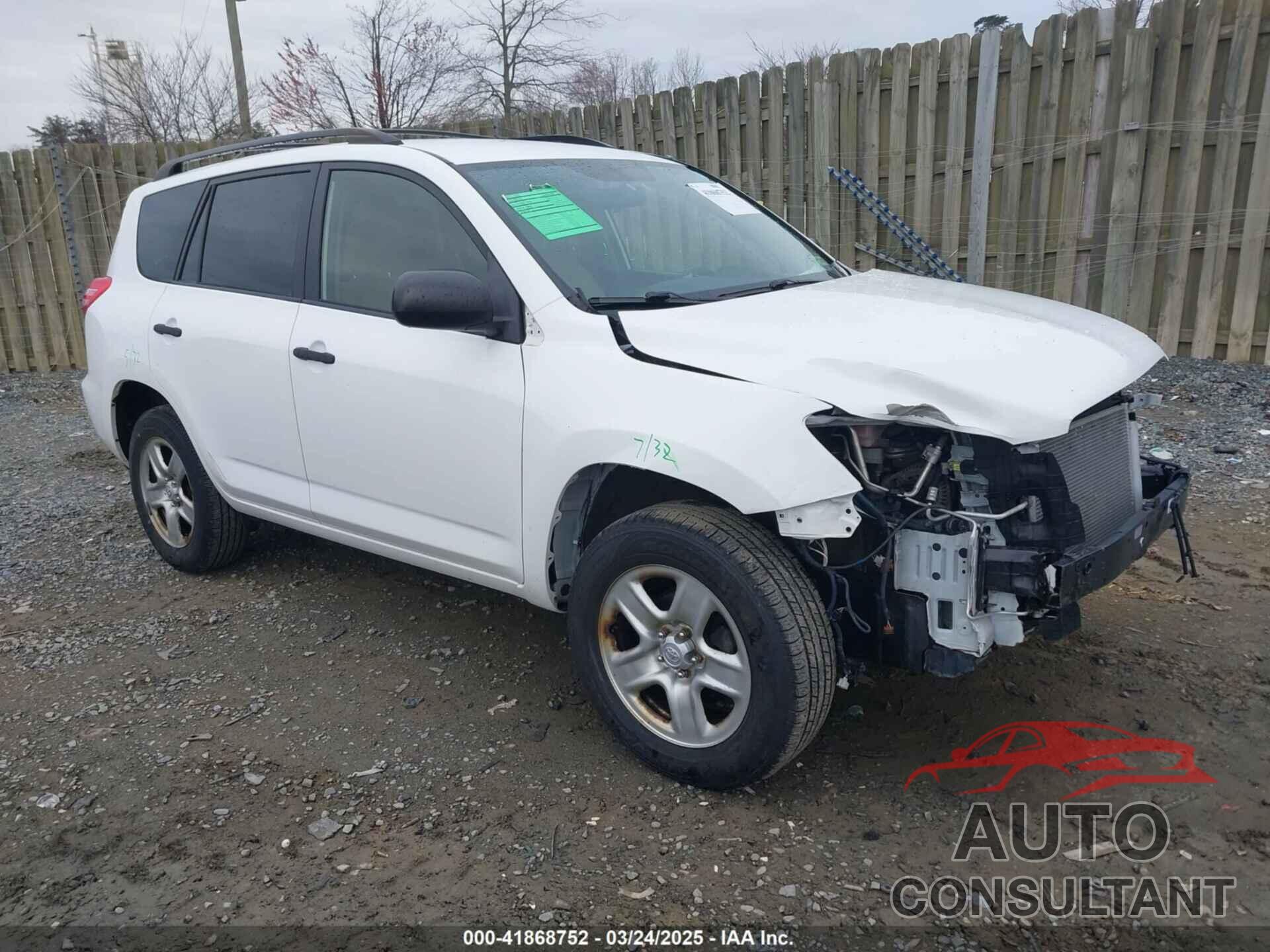 TOYOTA RAV4 2012 - JTMBF4DV6CD043629
