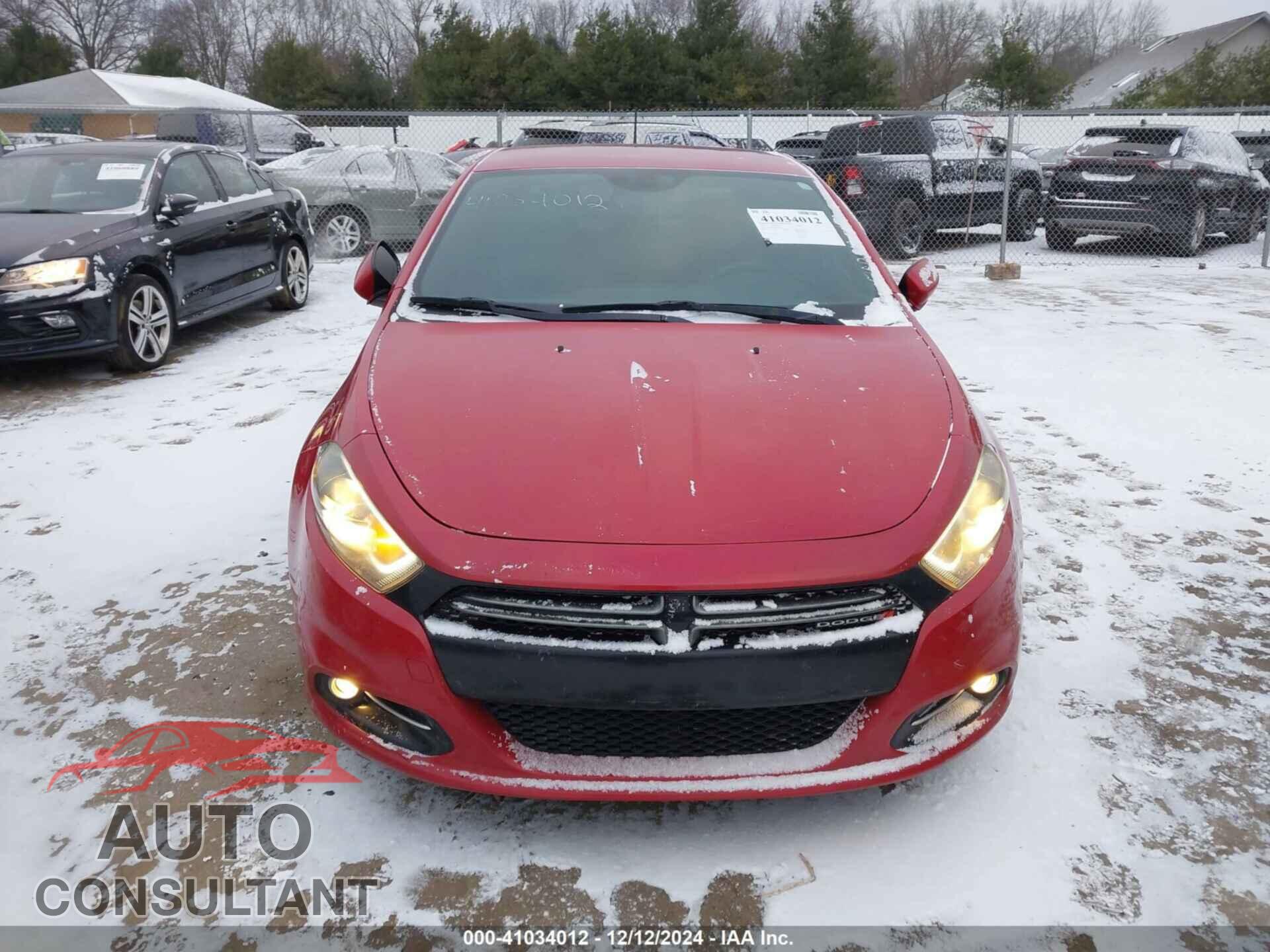 DODGE DART 2014 - 1C3CDFEB8ED669393