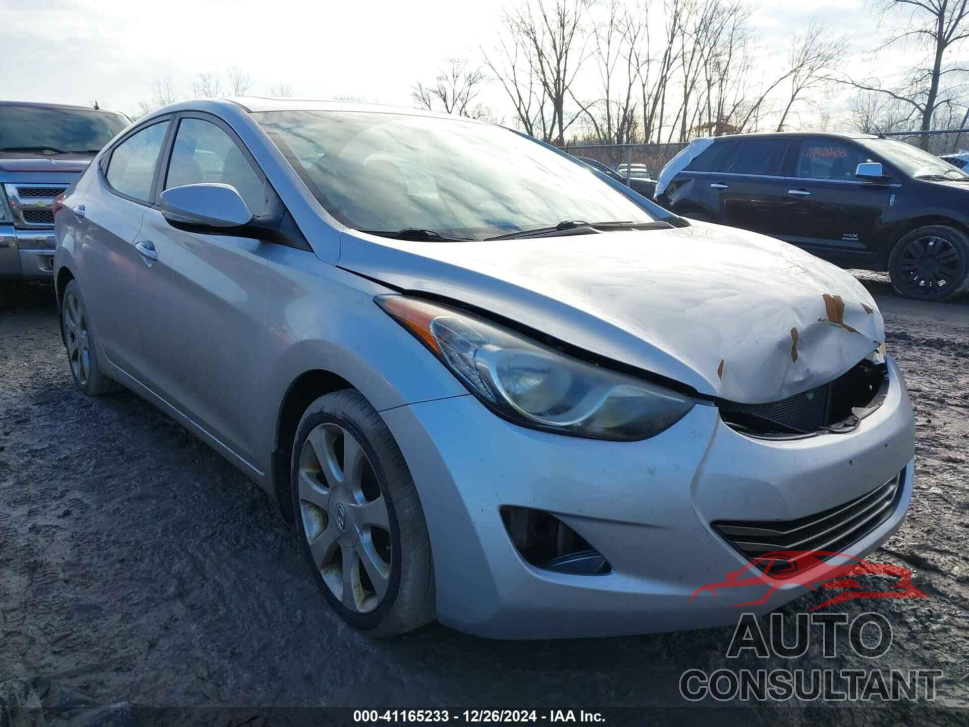 HYUNDAI ELANTRA 2012 - KMHDH4AEXCU297217