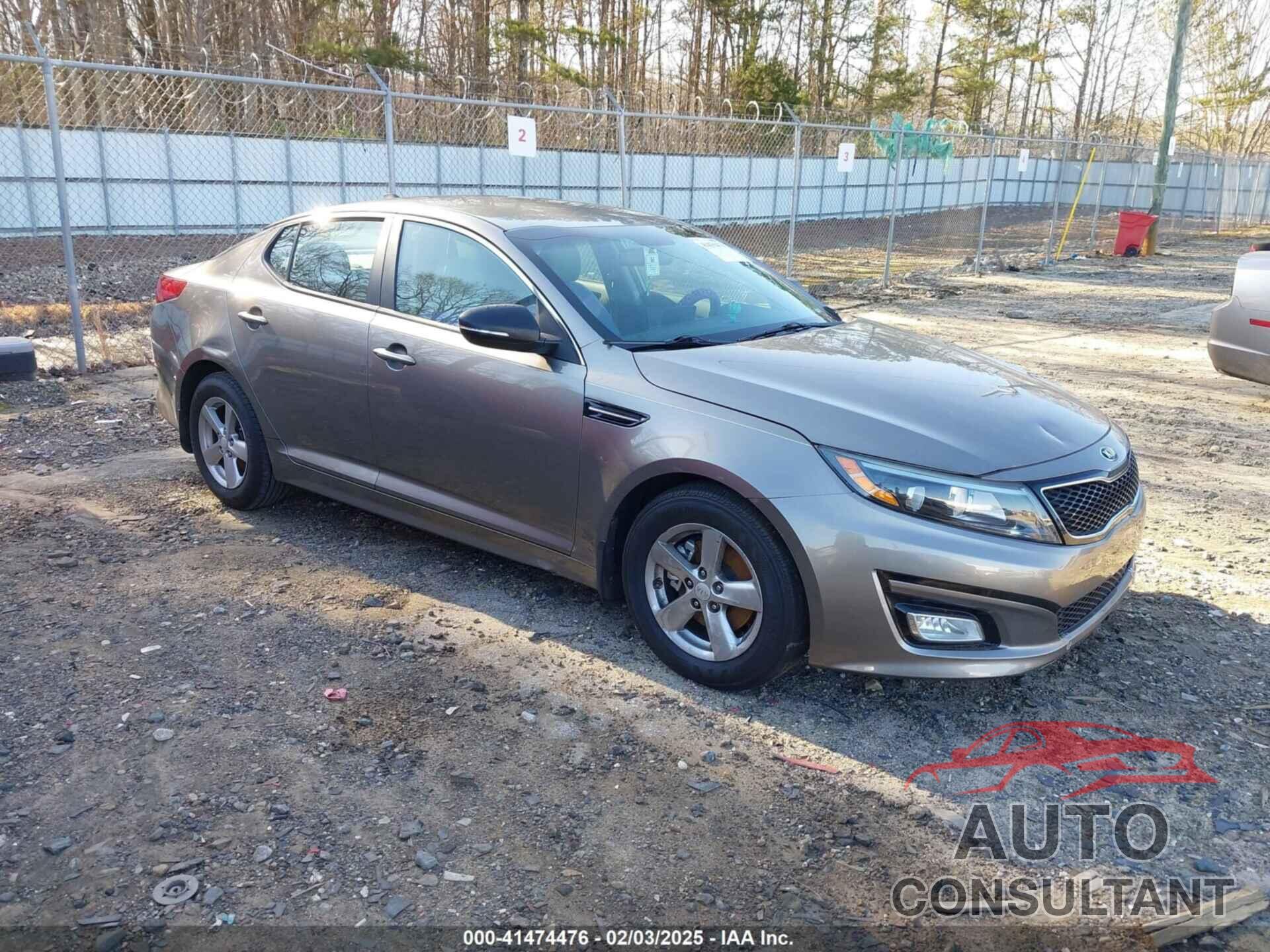 KIA OPTIMA 2014 - 5XXGM4A74EG343664