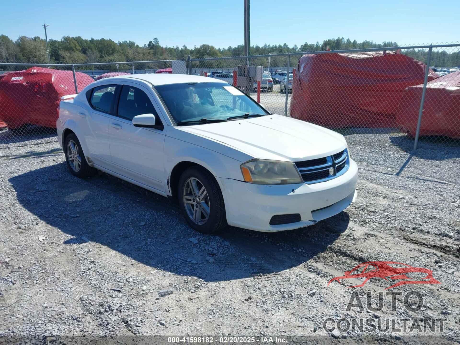 DODGE AVENGER 2011 - 1B3BD1FB0BN556862