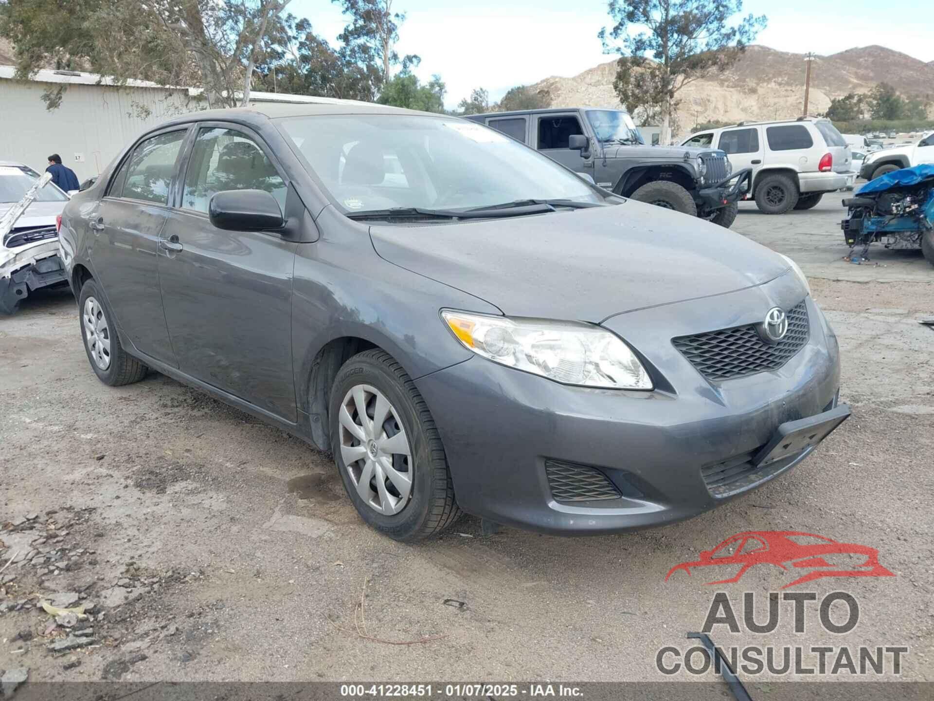 TOYOTA COROLLA 2009 - JTDBL40E299047137