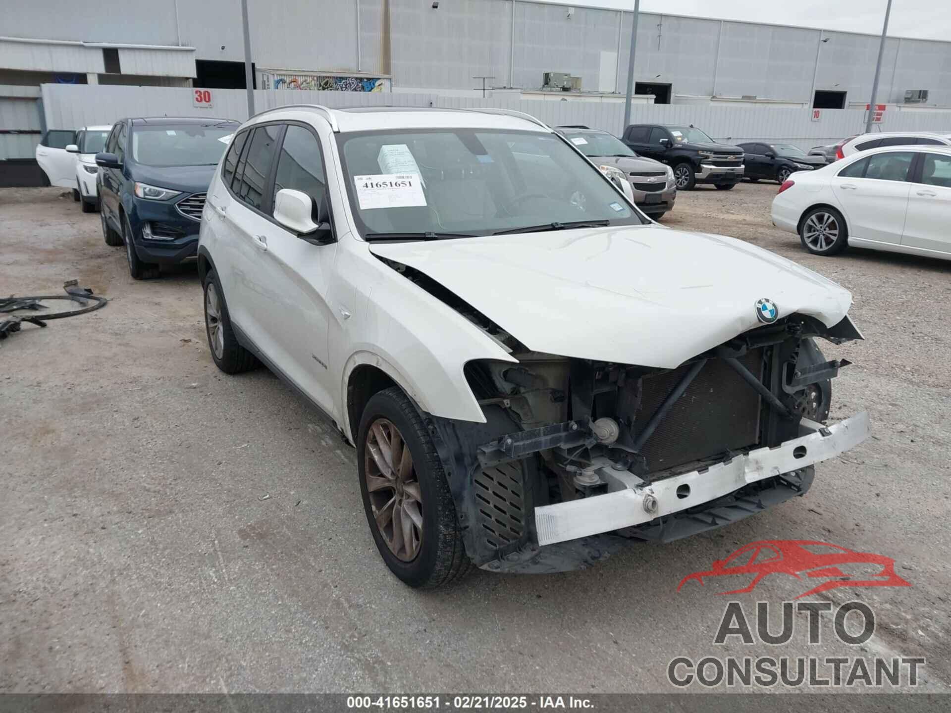 BMW X3 2013 - 5UXWX9C52D0A17486