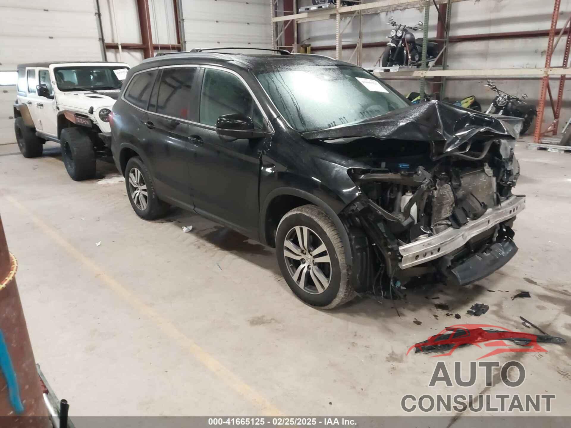 HONDA PILOT 2016 - 5FNYF6H61GB097248
