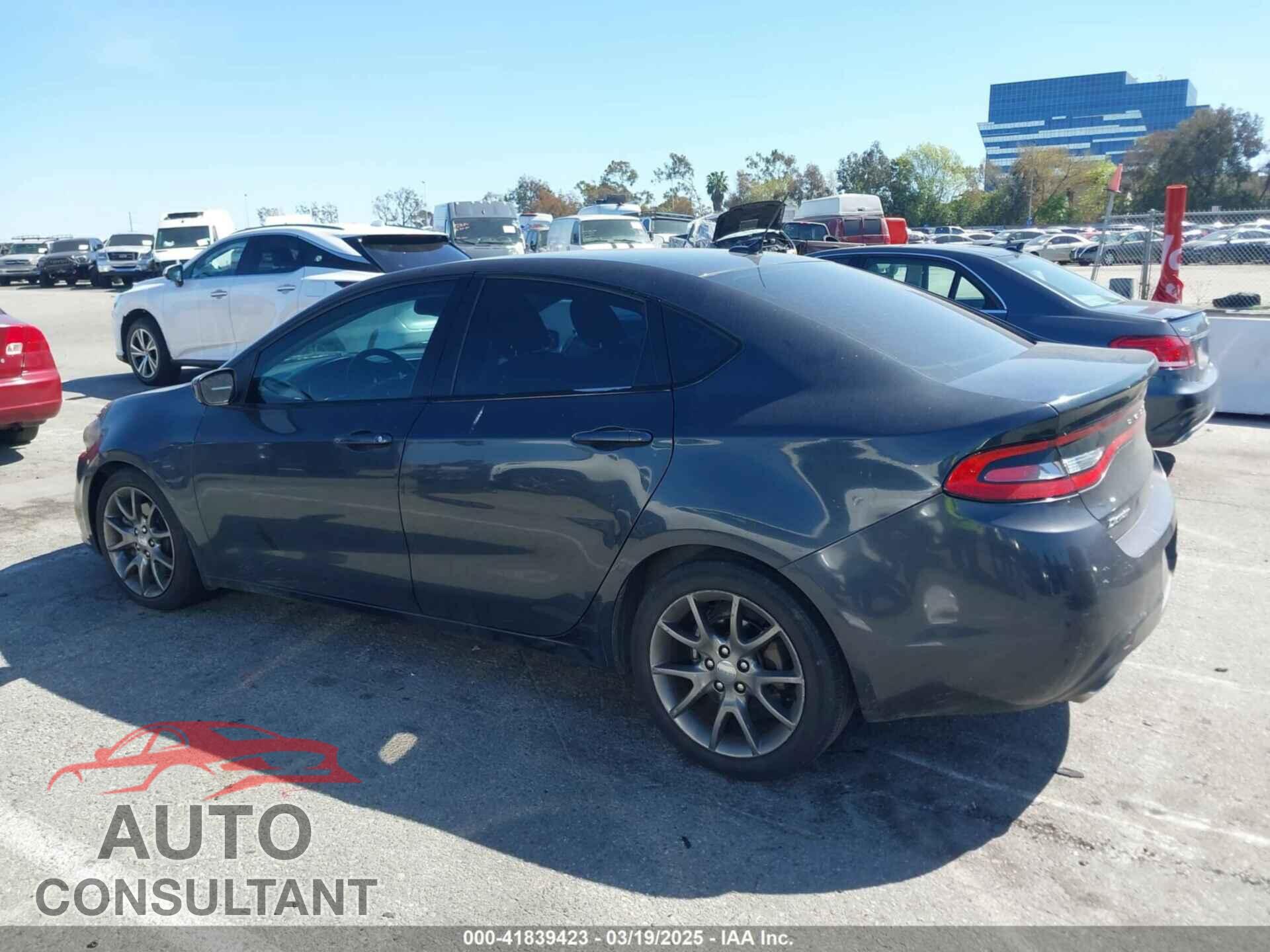 DODGE DART 2013 - 1C3CDFBA3DD309376