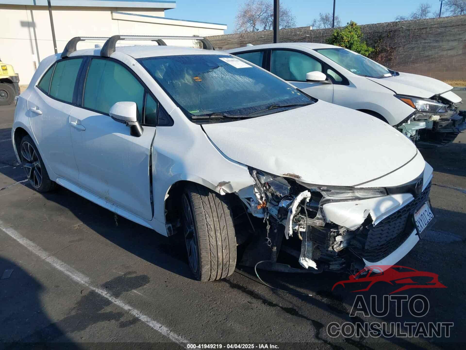 TOYOTA COROLLA 2021 - JTNC4MBE5M3146928
