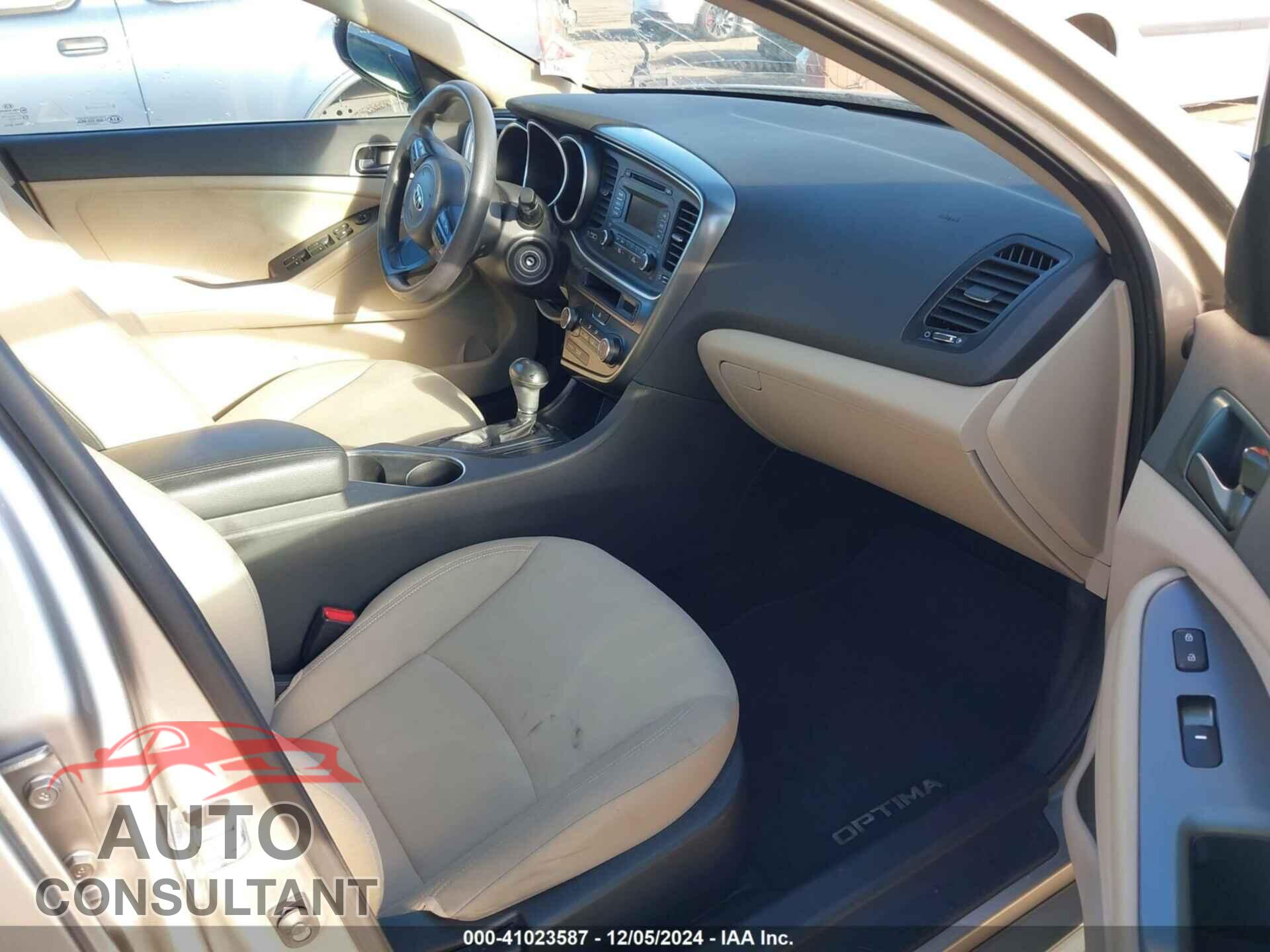 KIA OPTIMA 2014 - KNAGM4A74E5458654