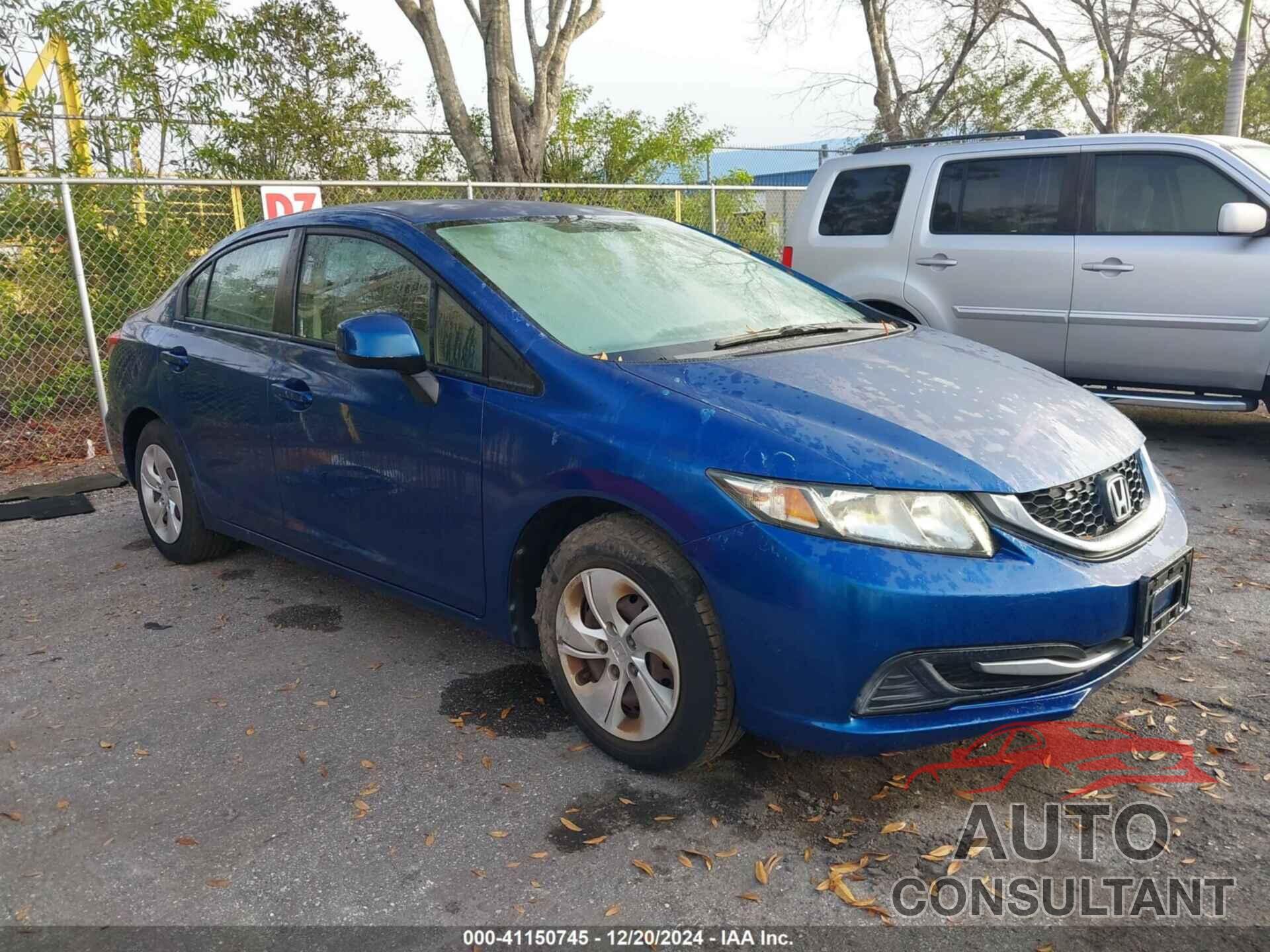 HONDA CIVIC 2013 - 2HGFB2F56DH592283