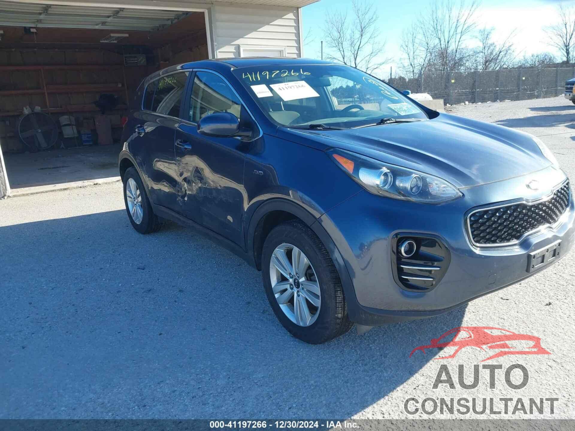 KIA SPORTAGE 2019 - KNDPMCAC3K7542104