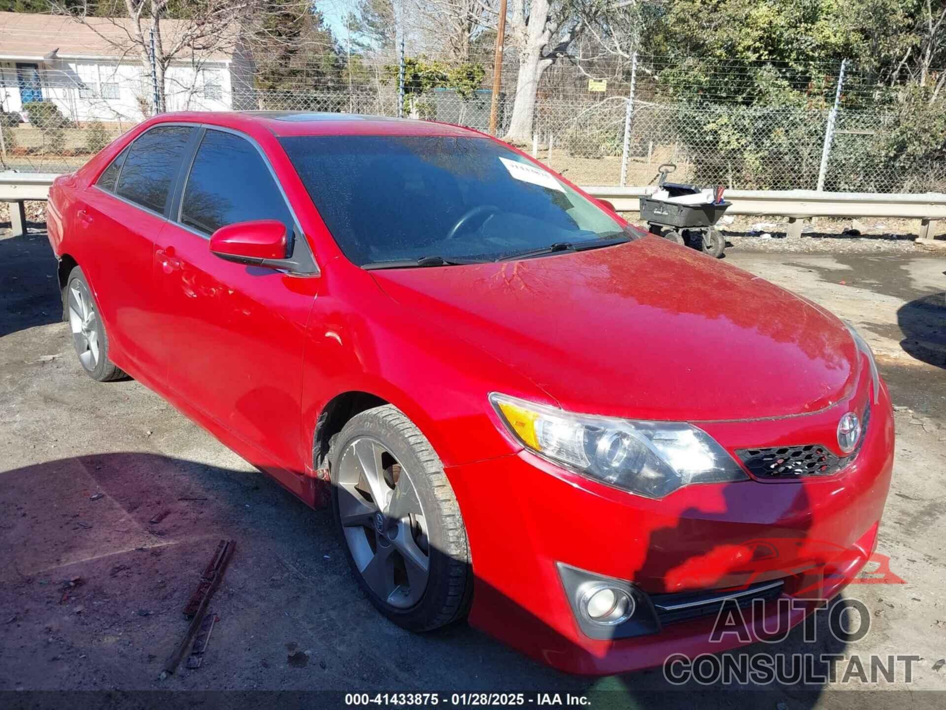 TOYOTA CAMRY 2012 - 4T1BF1FK3CU620694
