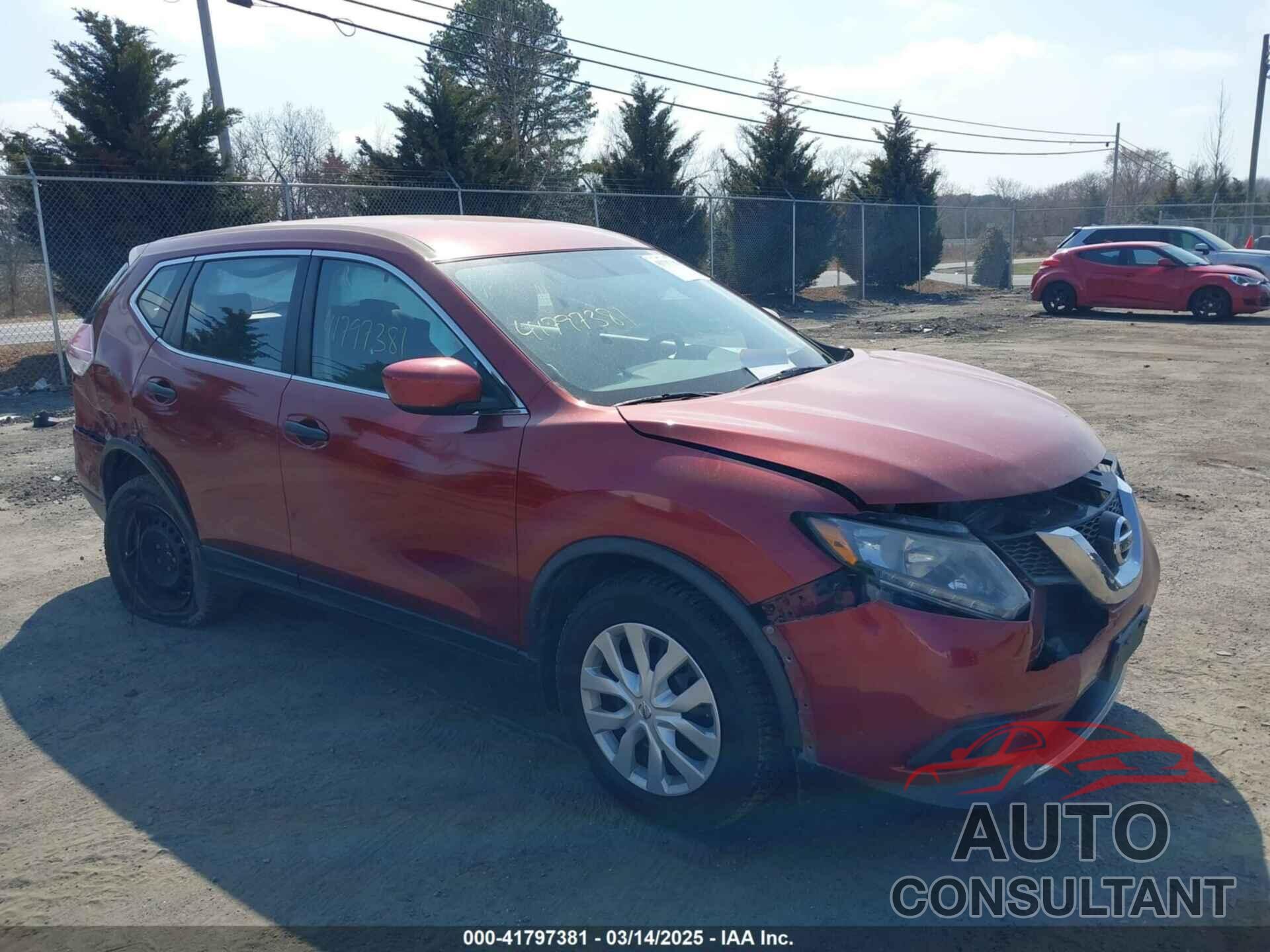 NISSAN ROGUE 2016 - JN8AT2MV3GW130508
