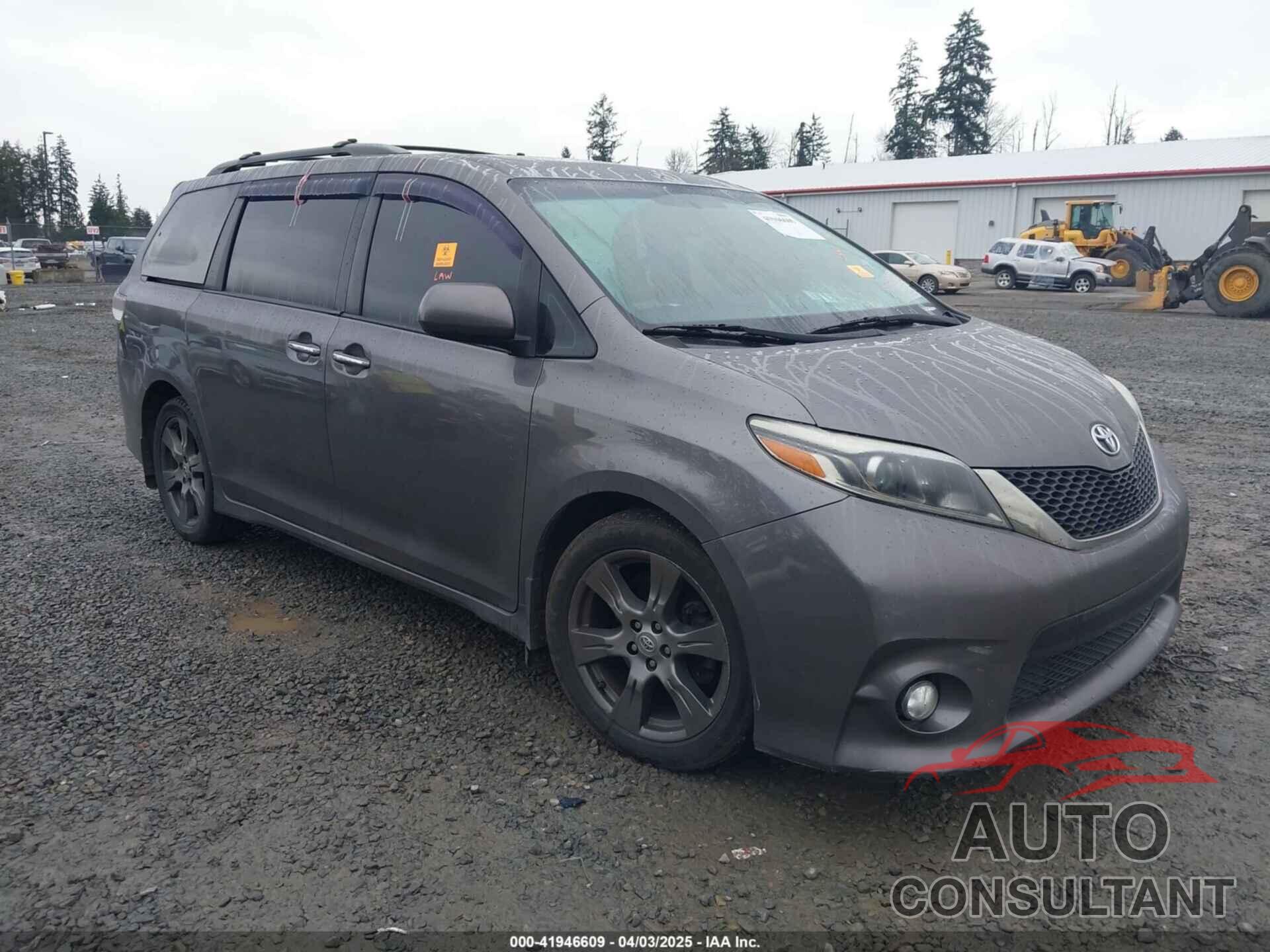 TOYOTA SIENNA 2017 - 5TDXZ3DC0HS800493