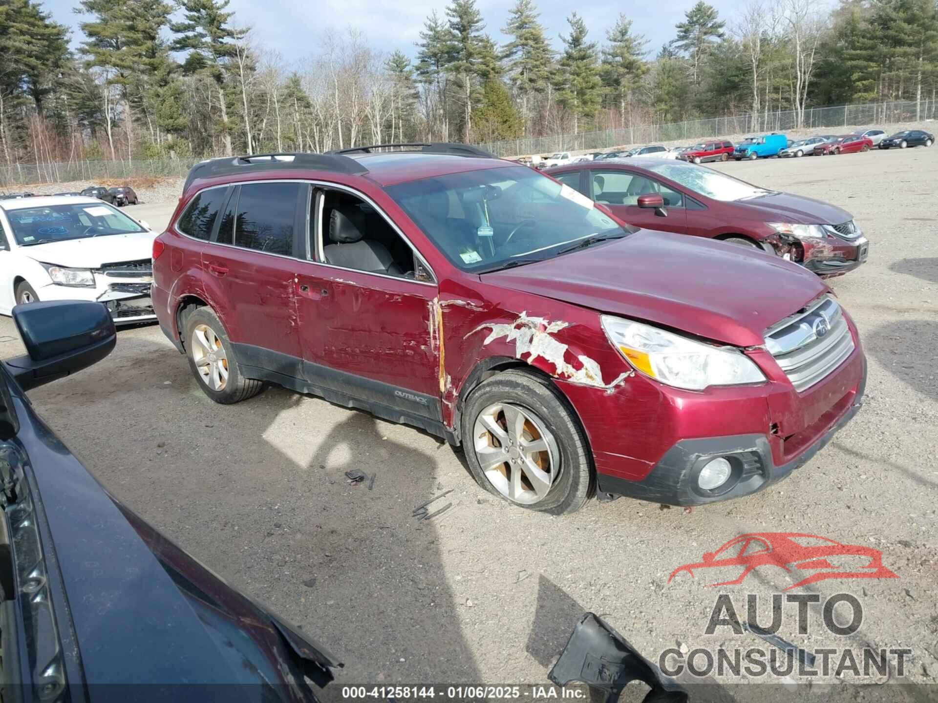 SUBARU OUTBACK 2014 - 4S4BRBLC1E3269979