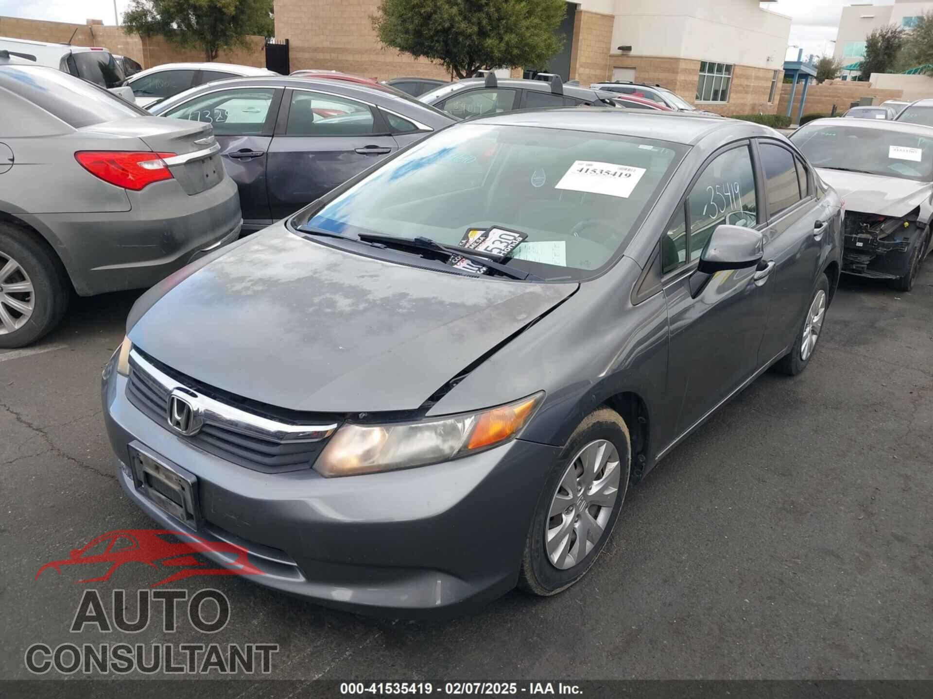 HONDA CIVIC 2012 - JHMFB2F5XCS005376