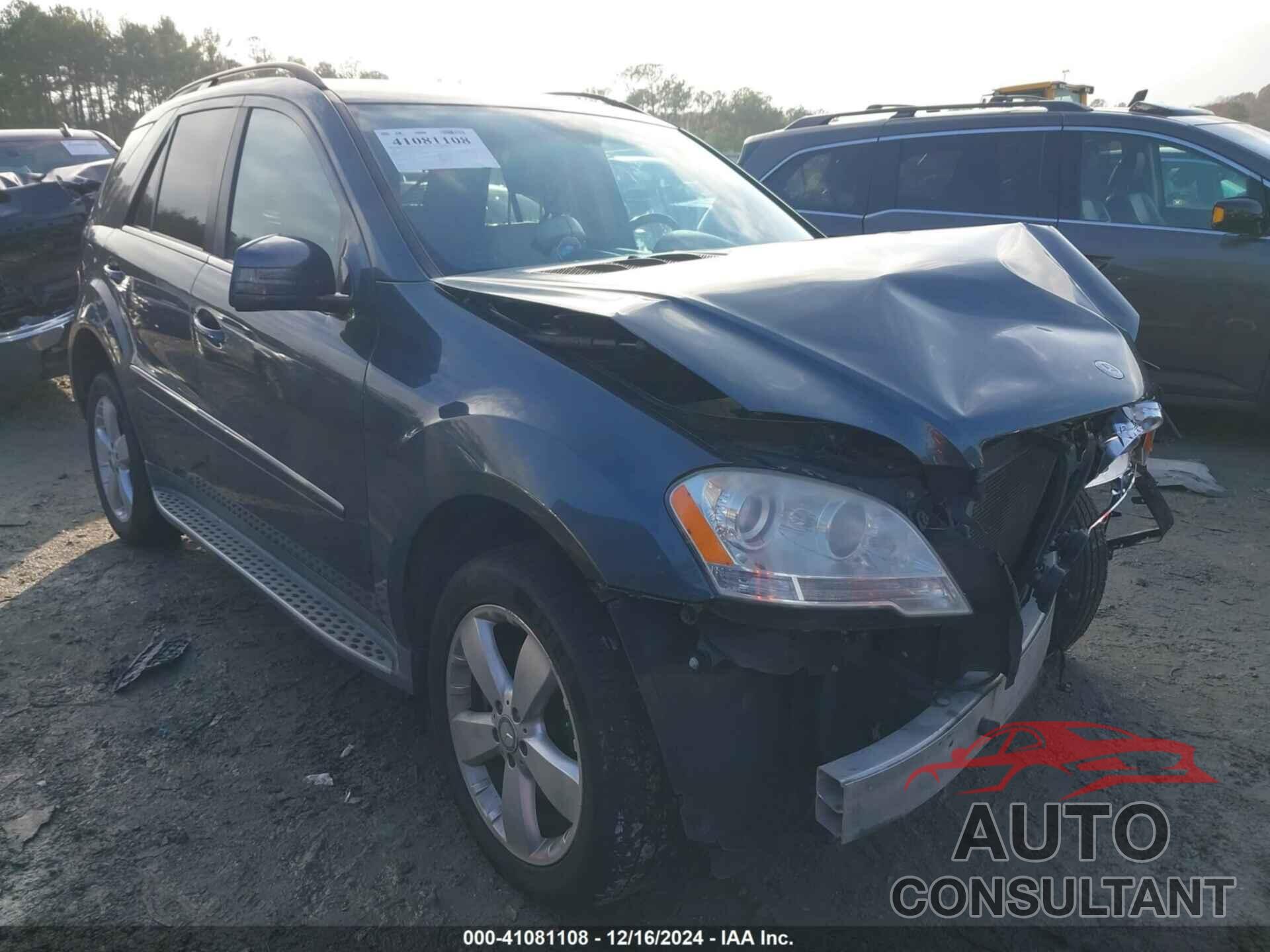 MERCEDES-BENZ ML 350 2011 - 4JGBB5GBXBA676987