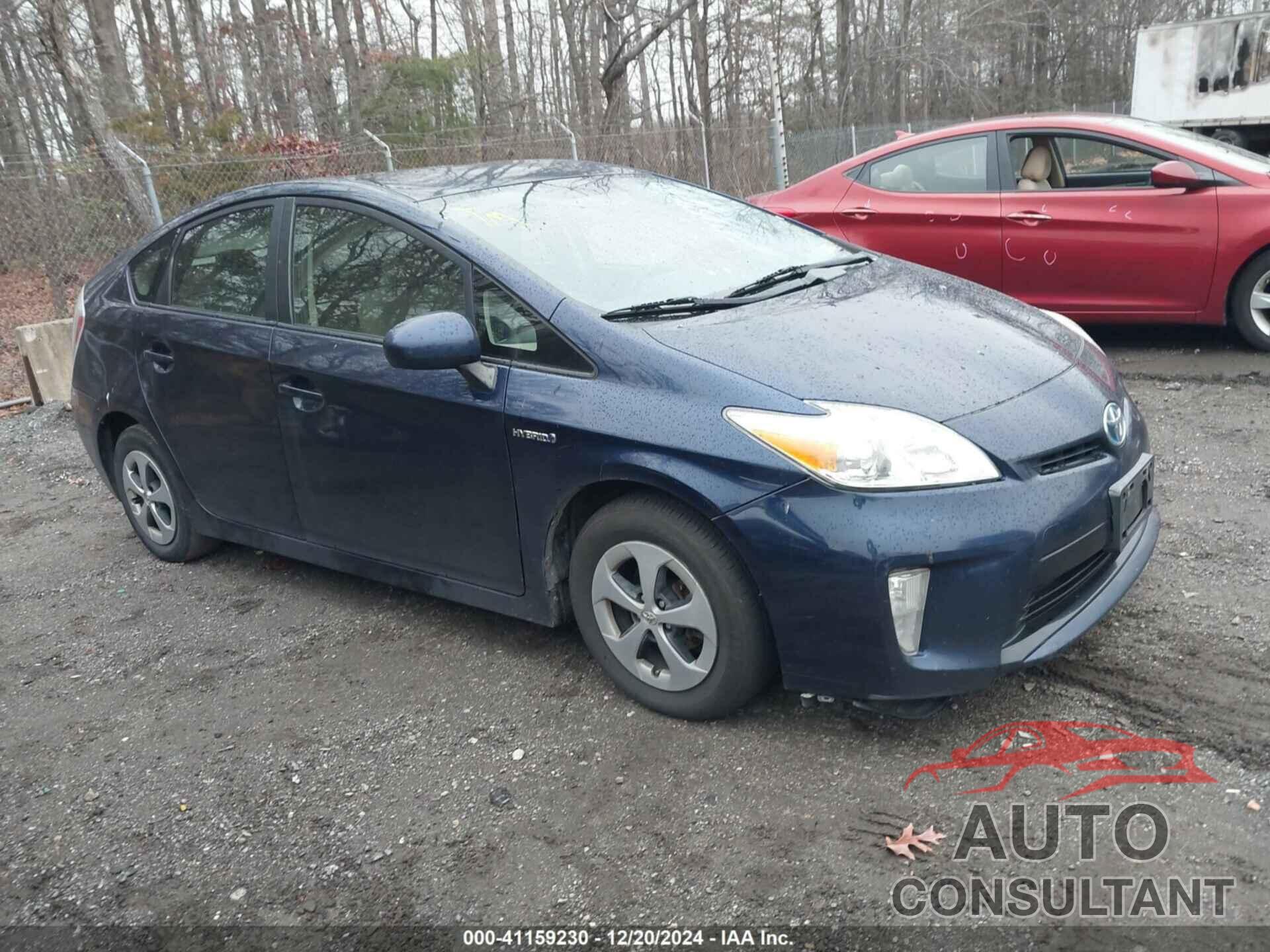 TOYOTA PRIUS 2012 - JTDKN3DU7C1554417