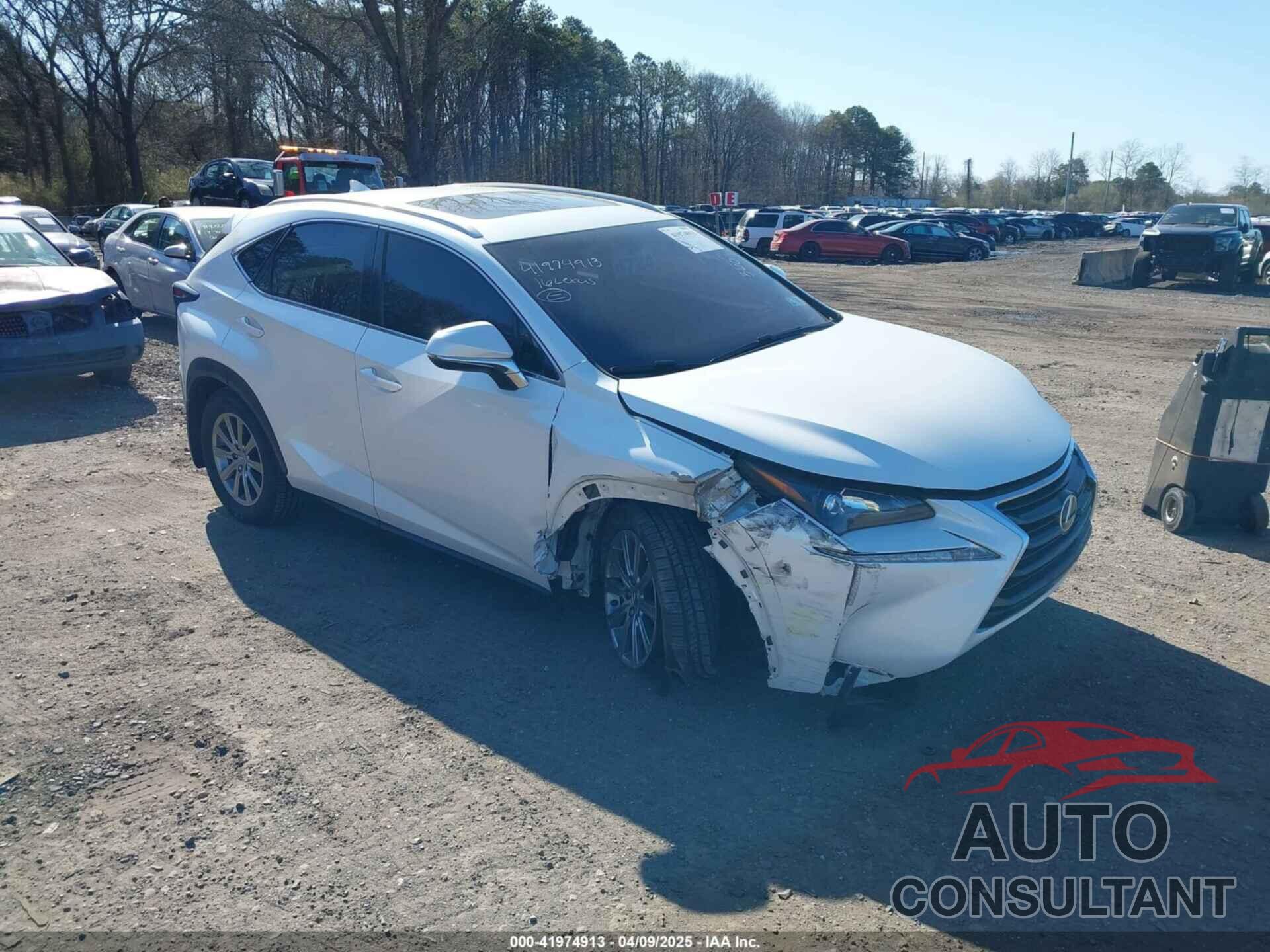 LEXUS NX 200T 2016 - JTJBARBZ2G2070004