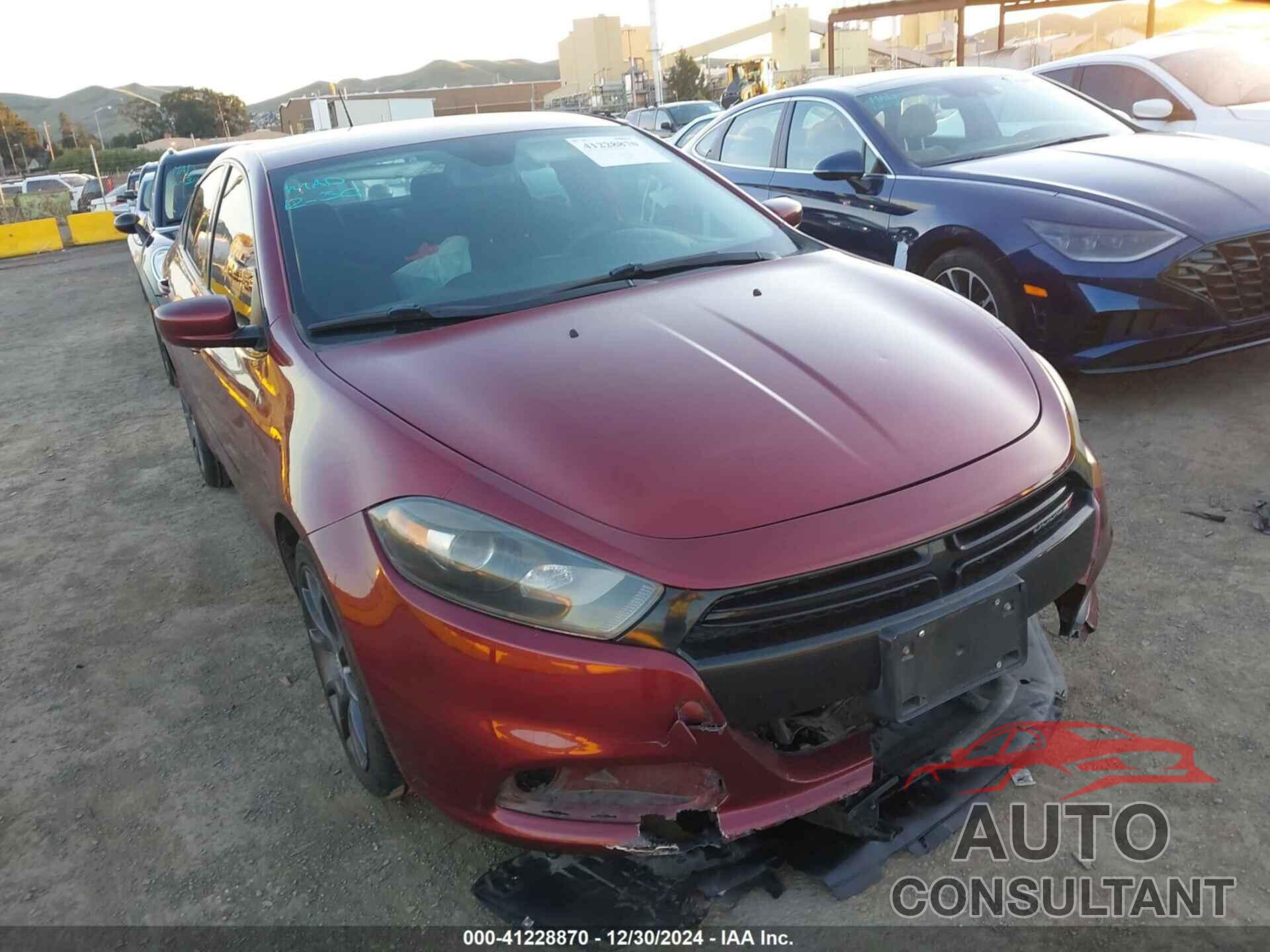 DODGE DART 2015 - 1C3CDFAAXFD364282