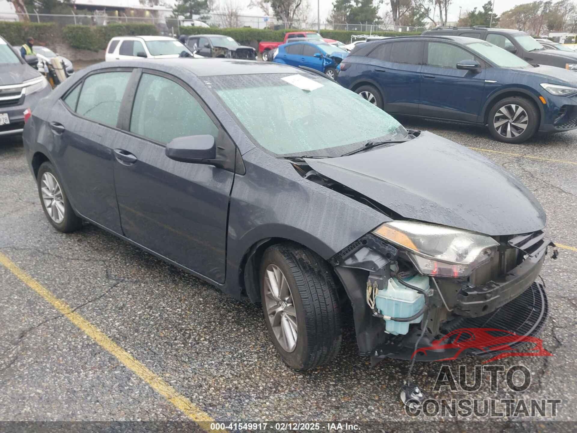 TOYOTA COROLLA 2014 - 5YFBURHE3EP161103