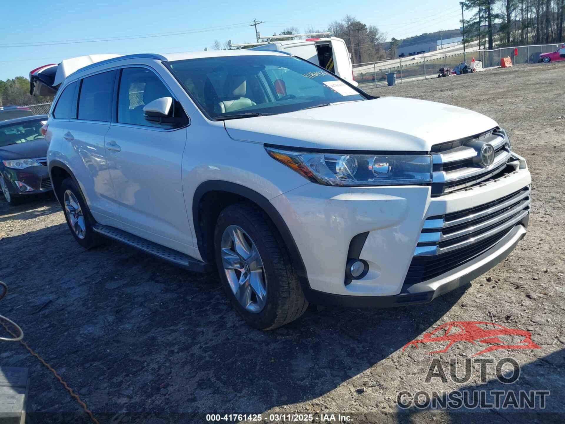 TOYOTA HIGHLANDER 2017 - 5TDYZRFH1HS231301