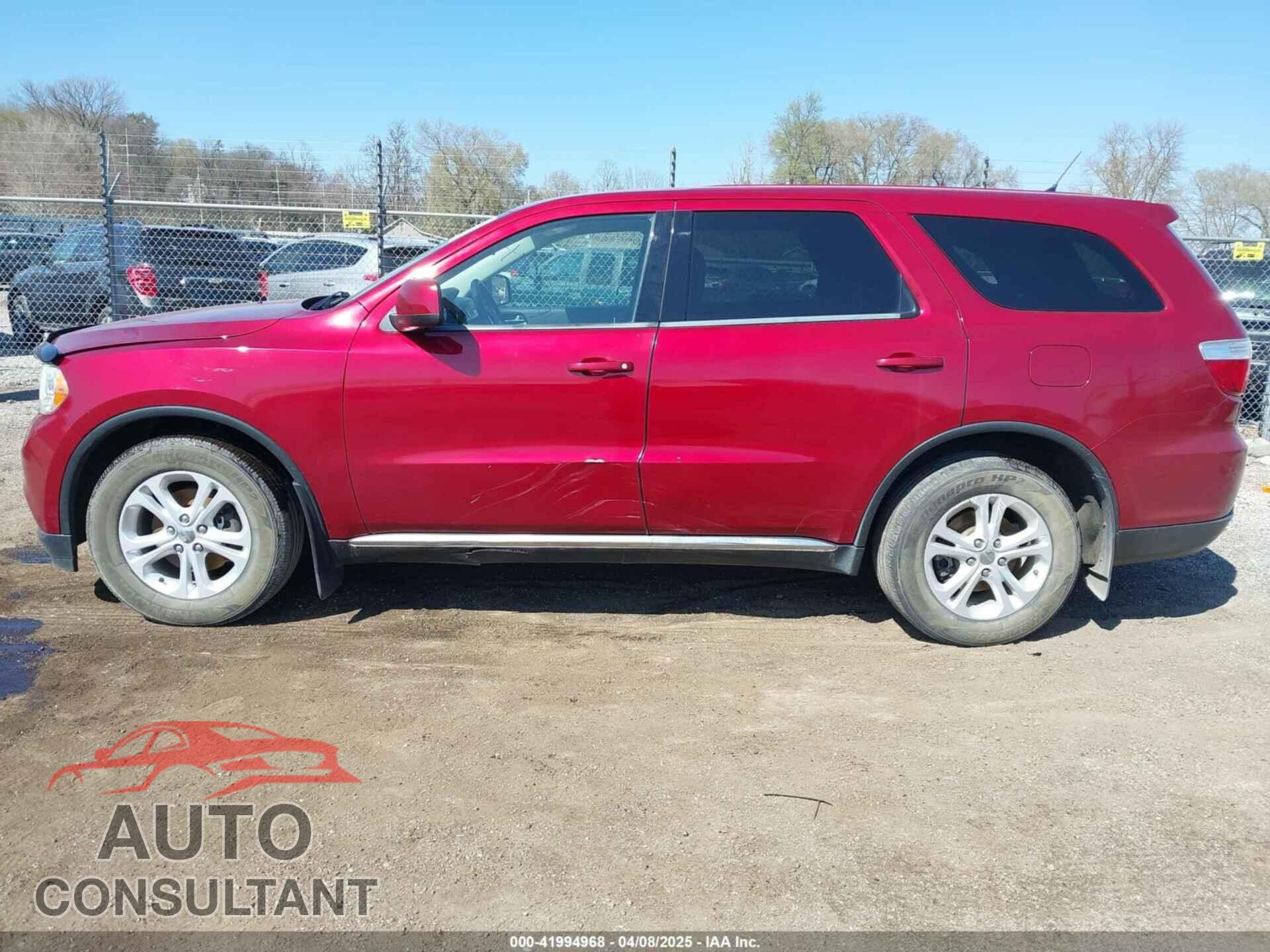 DODGE DURANGO 2013 - 1C4RDJAGXDC674481