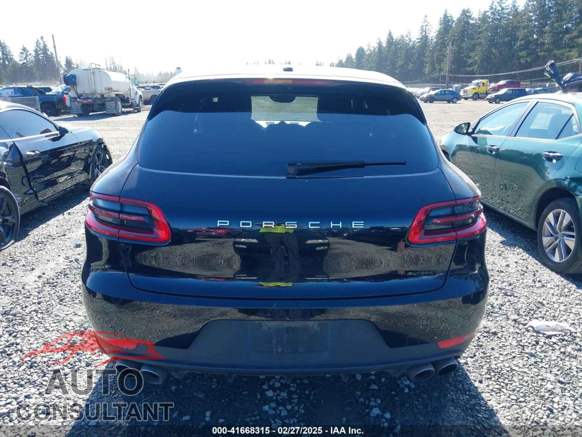 PORSCHE MACAN 2016 - WP1AB2A56GLB45054