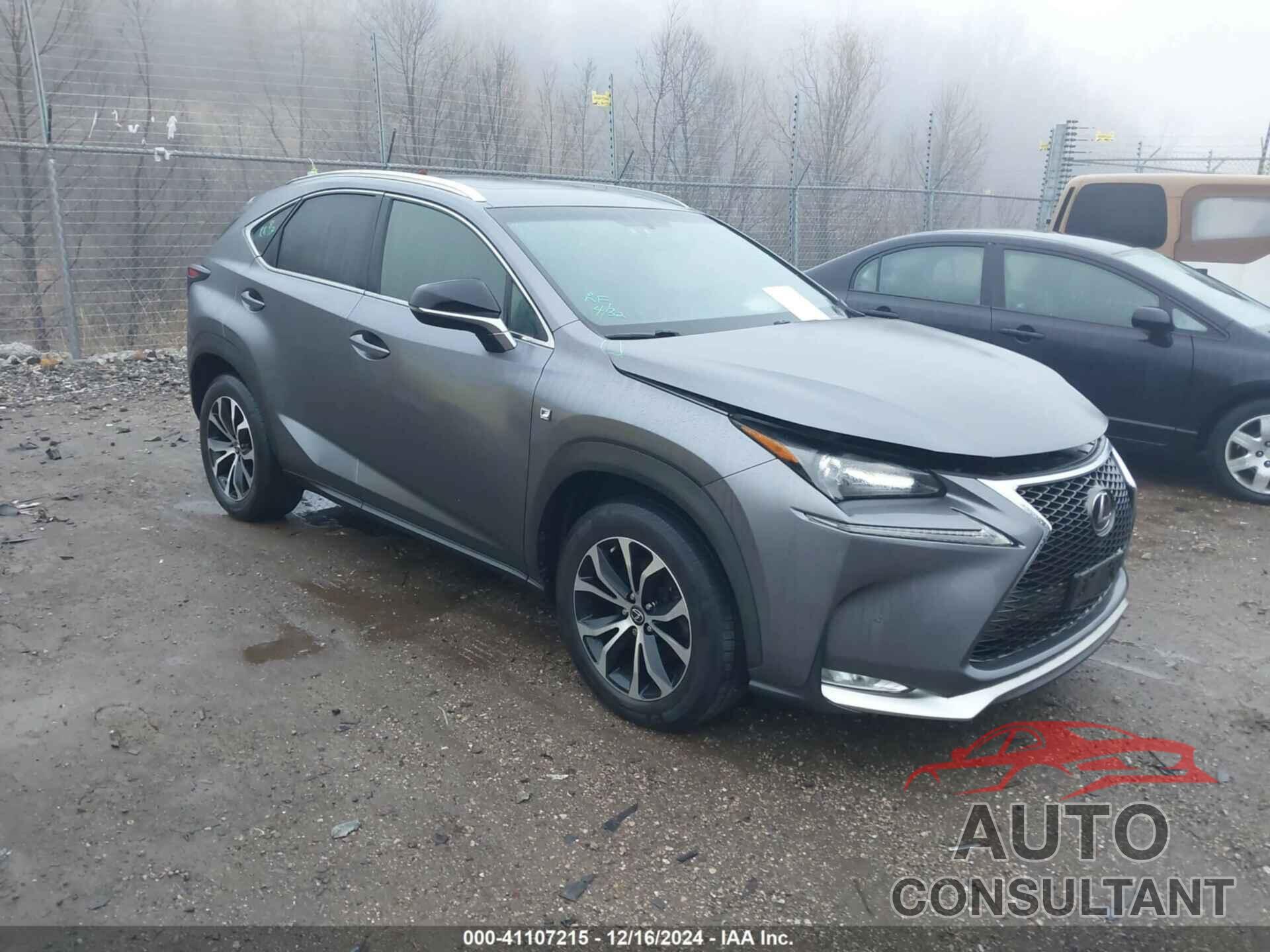 LEXUS NX 200T 2015 - JTJBARBZ8F2028175