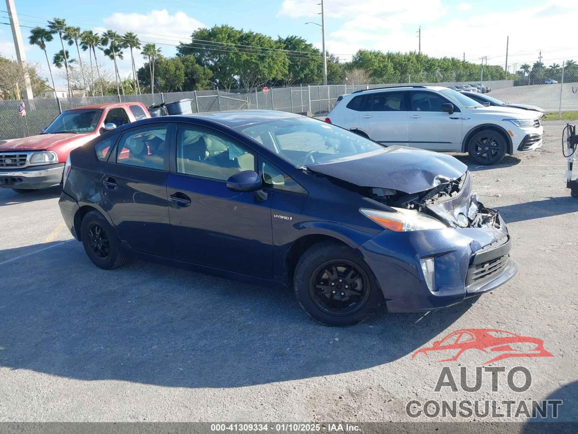 TOYOTA PRIUS 2015 - JTDKN3DU0F0453018