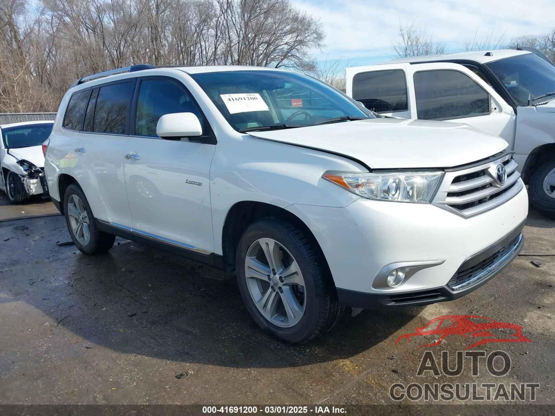 TOYOTA HIGHLANDER 2011 - 5TDDK3EH2BS041516