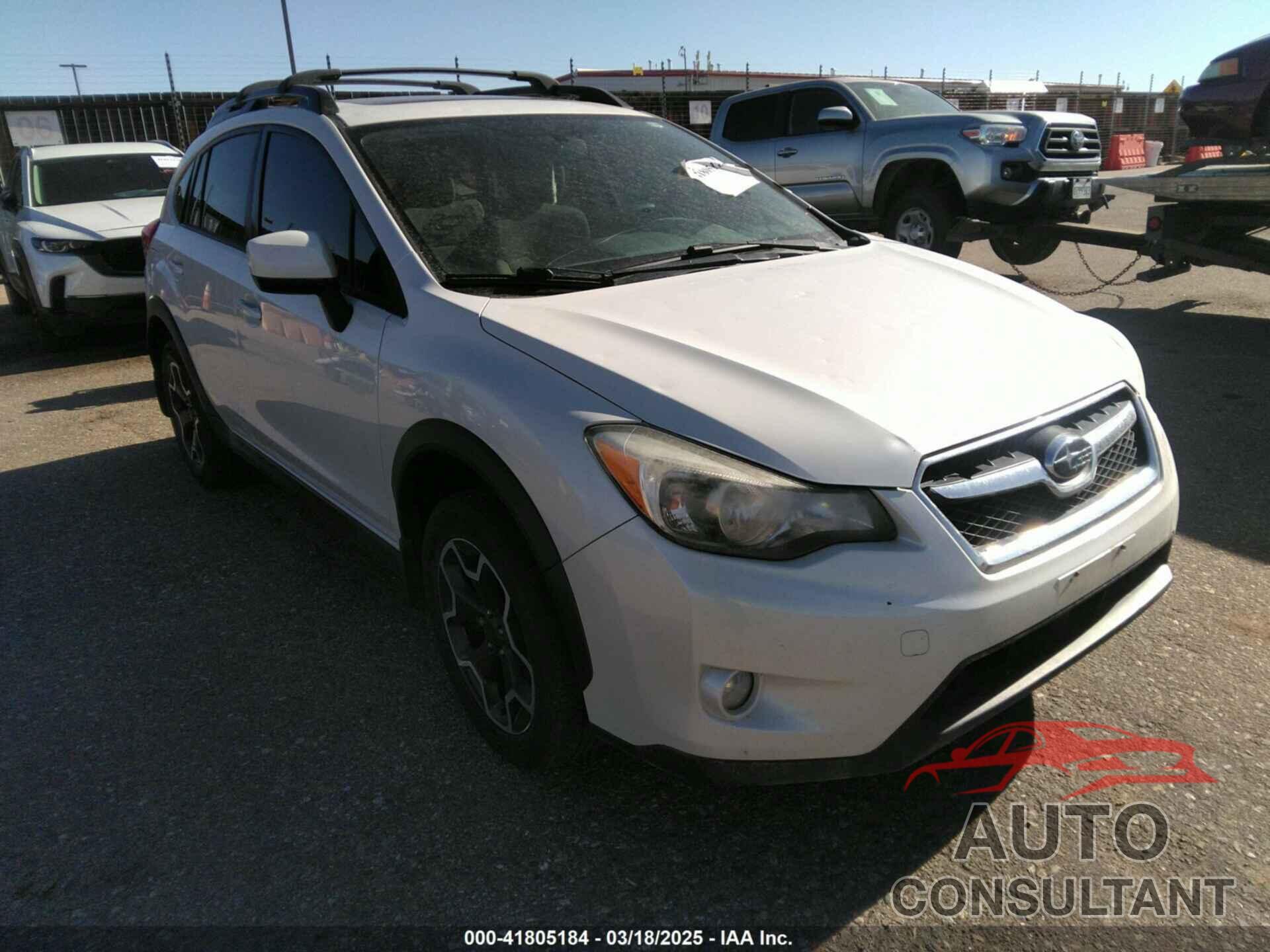 SUBARU XV CROSSTREK 2013 - JF2GPAVC9D2825761