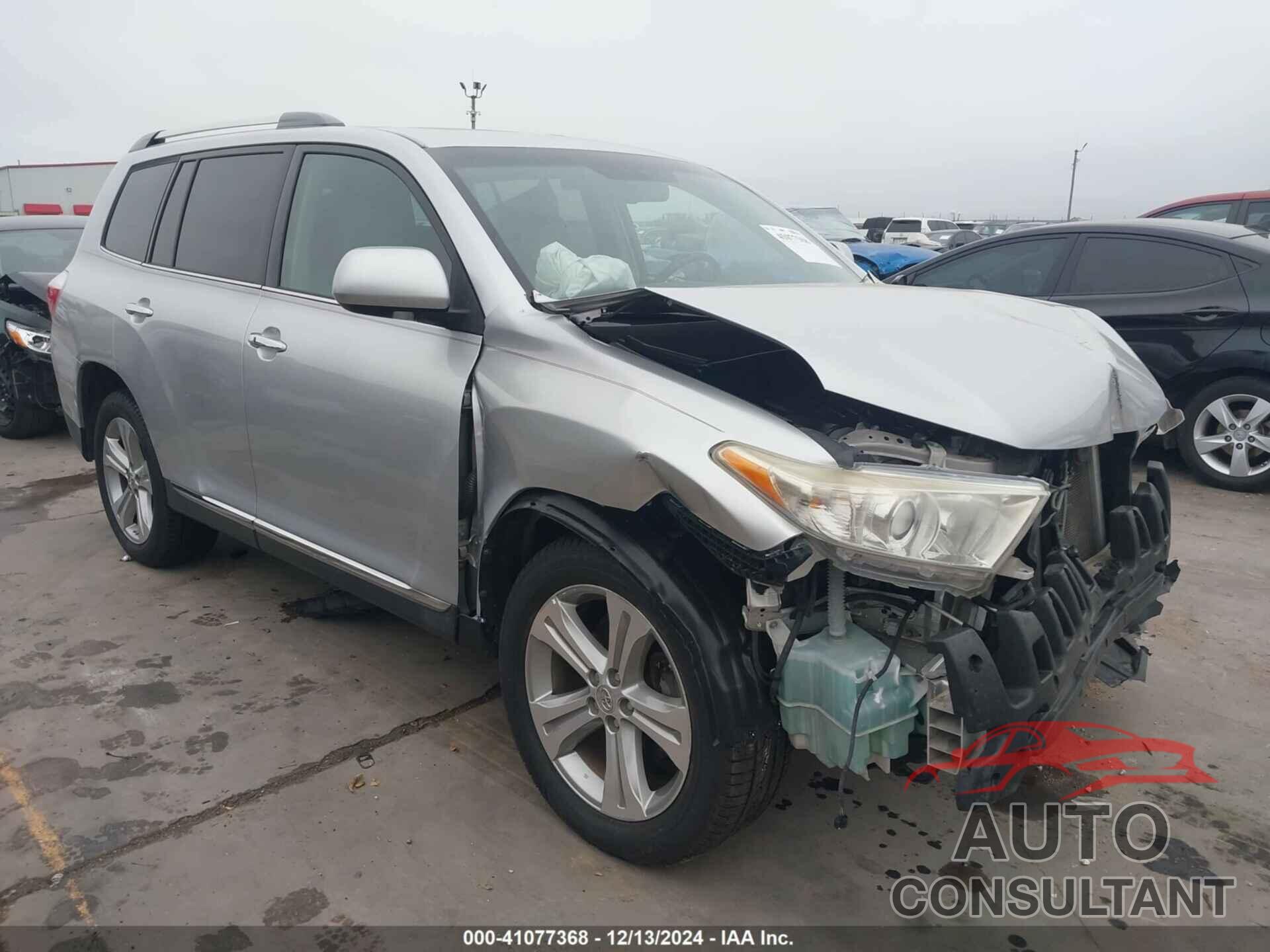 TOYOTA HIGHLANDER 2013 - 5TDYK3EH0DS125189